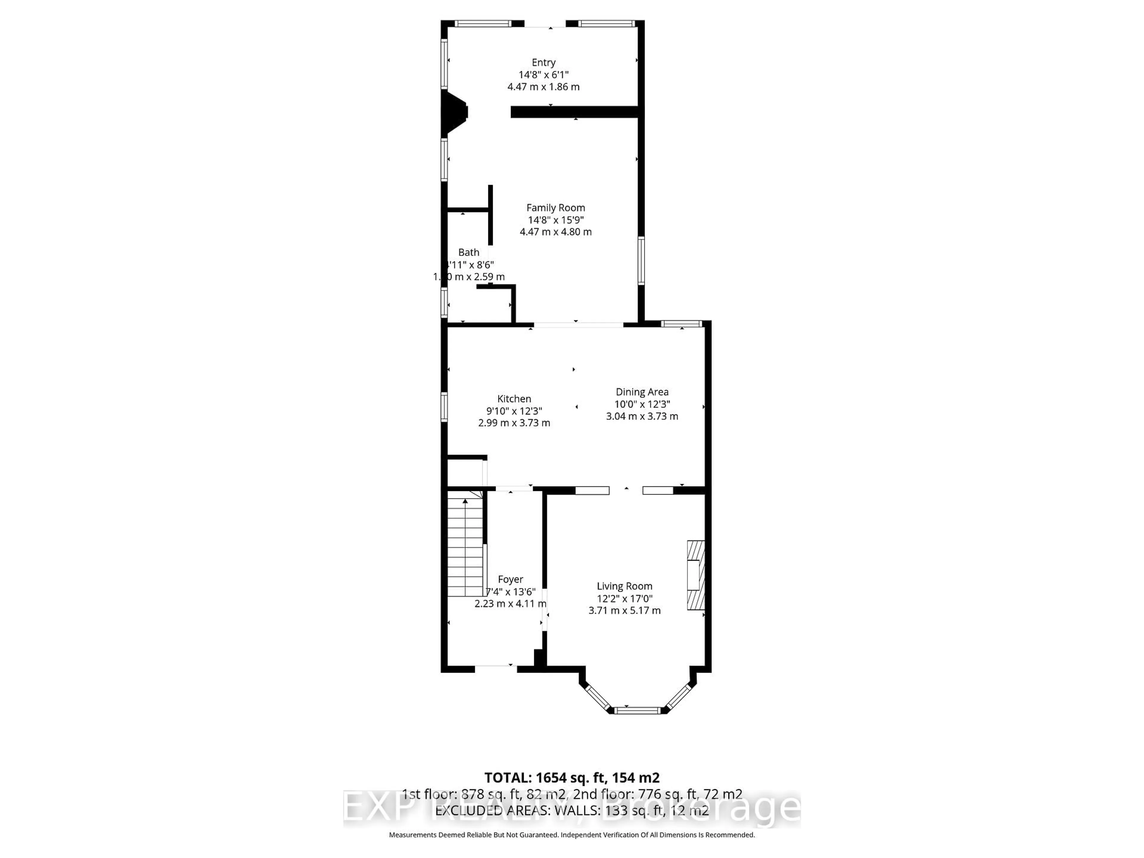 Floor plan for 300 Charles St, Belleville Ontario K8N 3M8