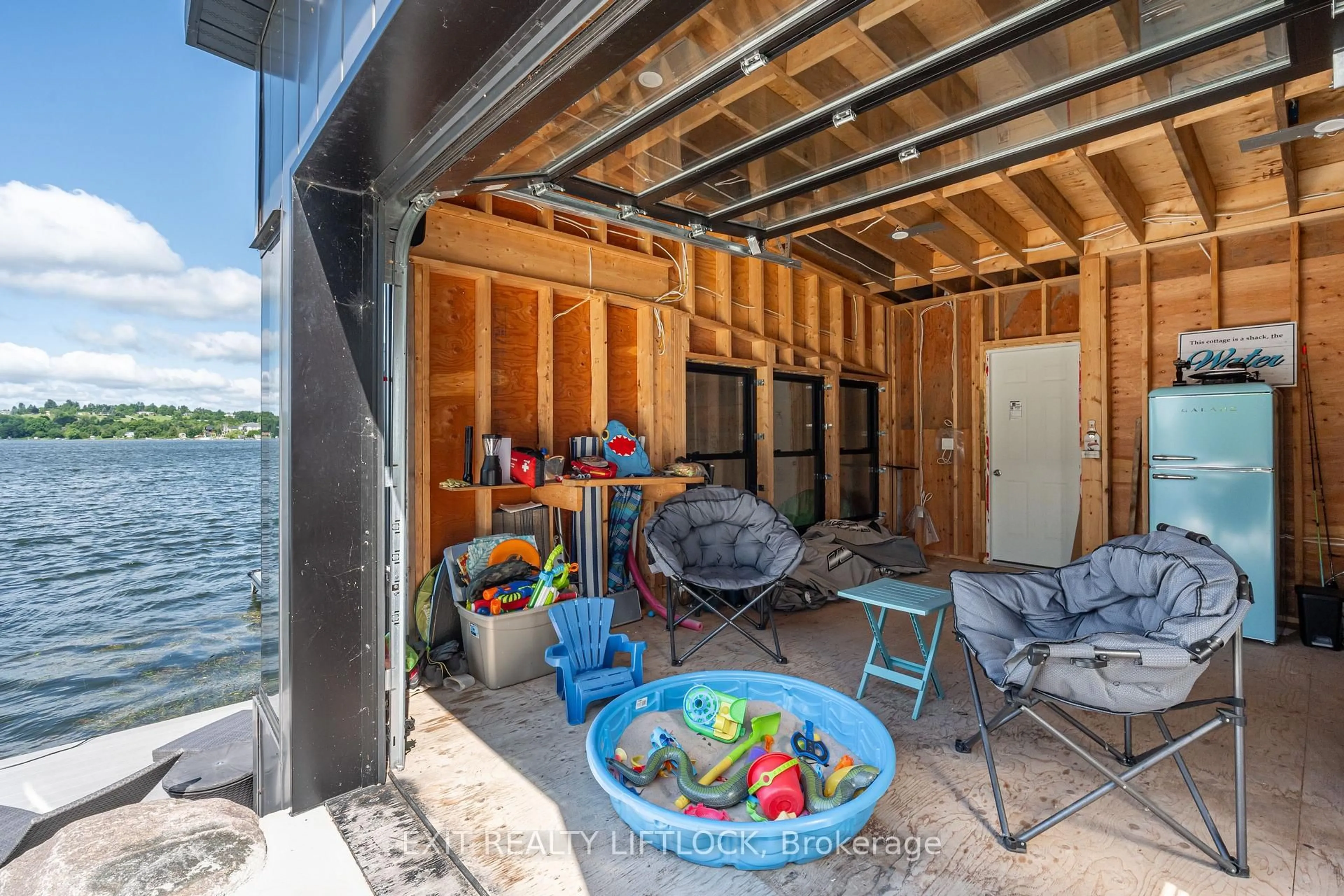 Patio, water/lake/river/ocean view for 854 Fife's Bay Marina Lane, Selwyn Ontario K9J 6X3