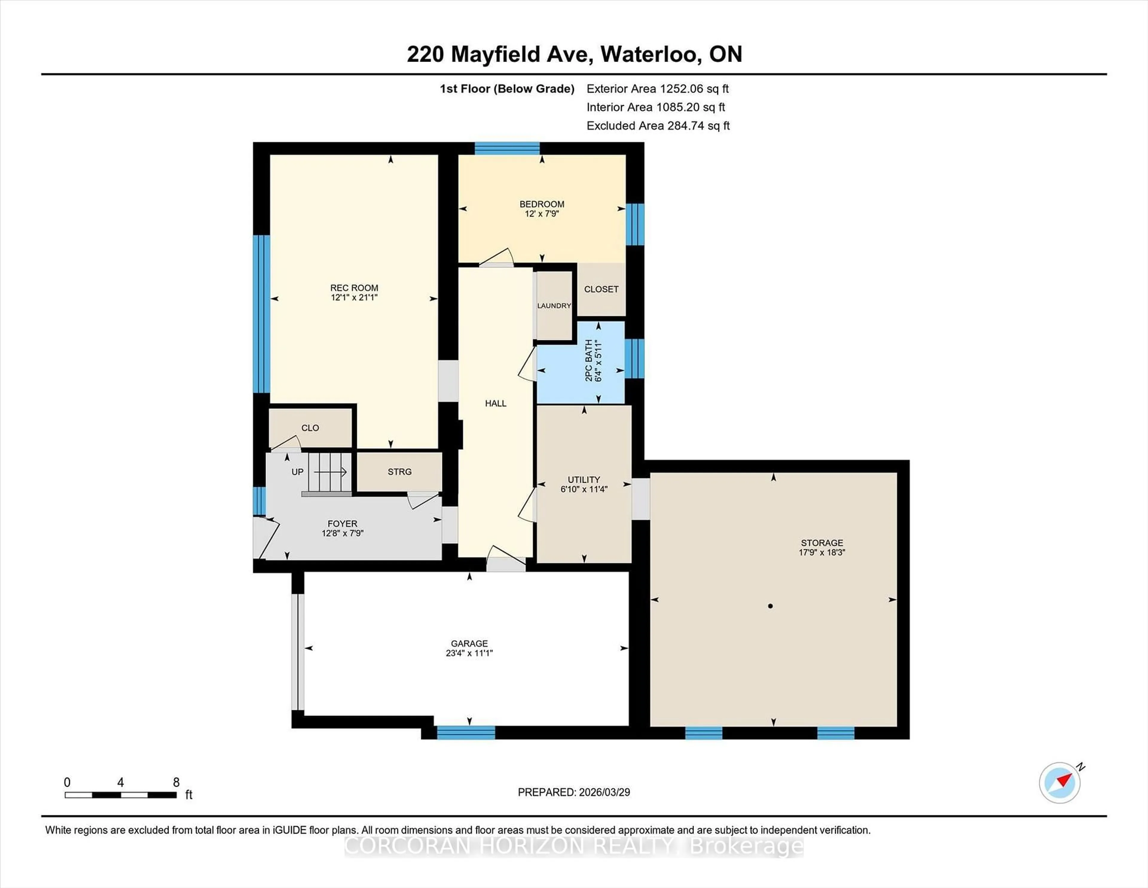 Floor plan for 220 Mayfield Ave, Waterloo Ontario N2J 3S5