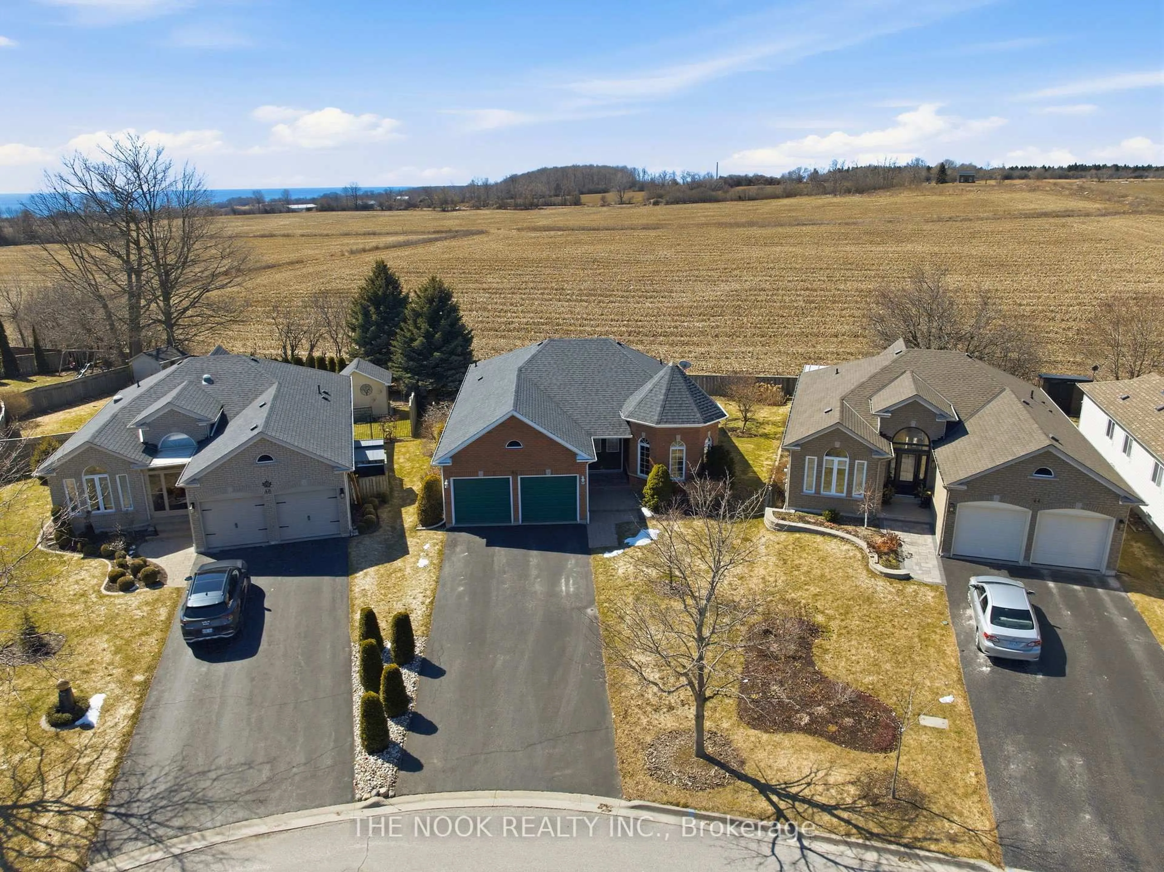 A pic from outside/outdoor area/front of a property/back of a property/a pic from drone, mountain view for 46 Huffman Ave, Port Hope Ontario L1A 4K1