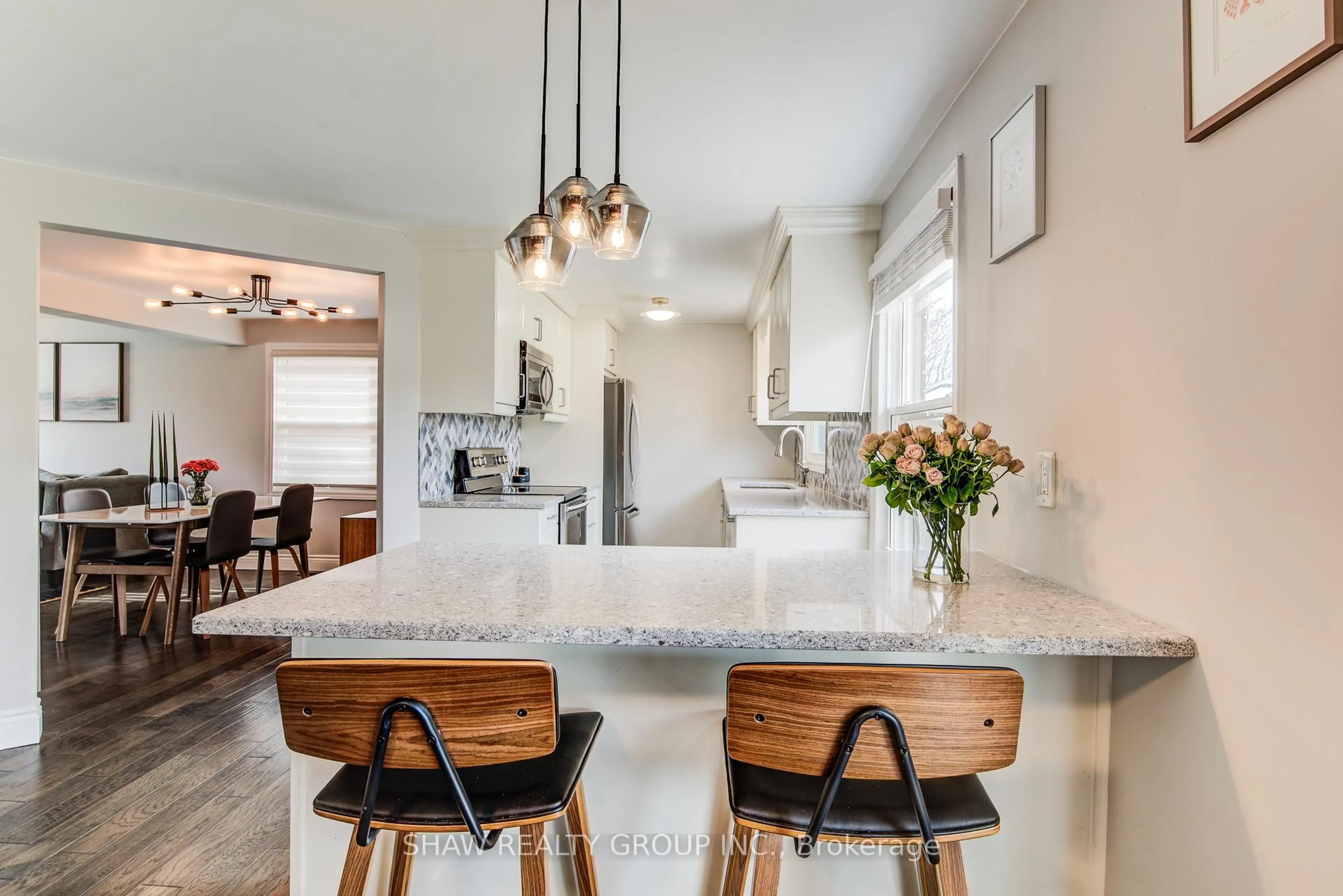 Contemporary kitchen, ceramic/tile floor for 110 Imperial Dr, Guelph Ontario N1H 7Z5