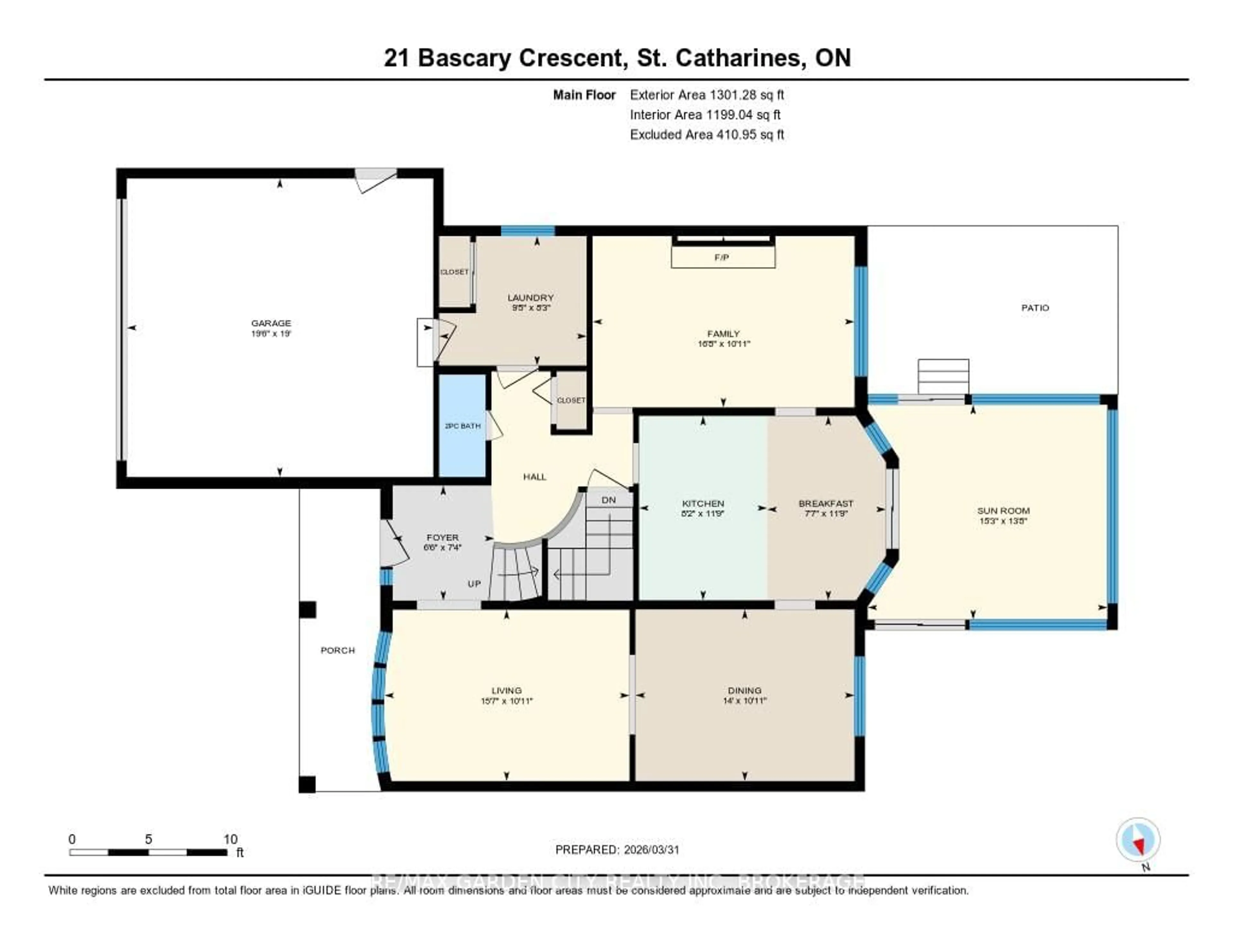 Floor plan for 21 Bascary Cres, St. Catharines Ontario L2S 3M7
