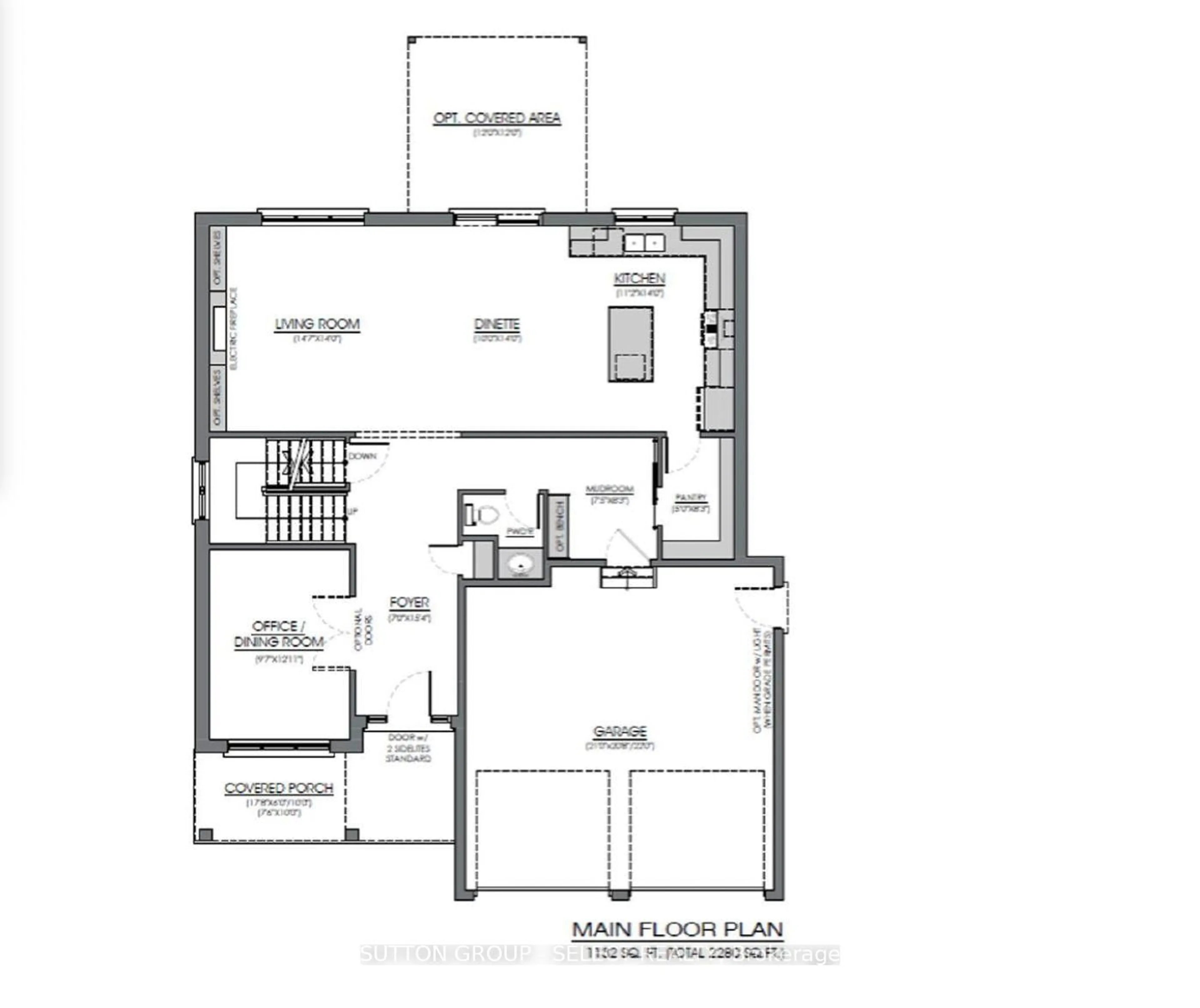 Floor plan for LOT 43 WOODLAND Walk, Southwold Ontario N5P 3T2
