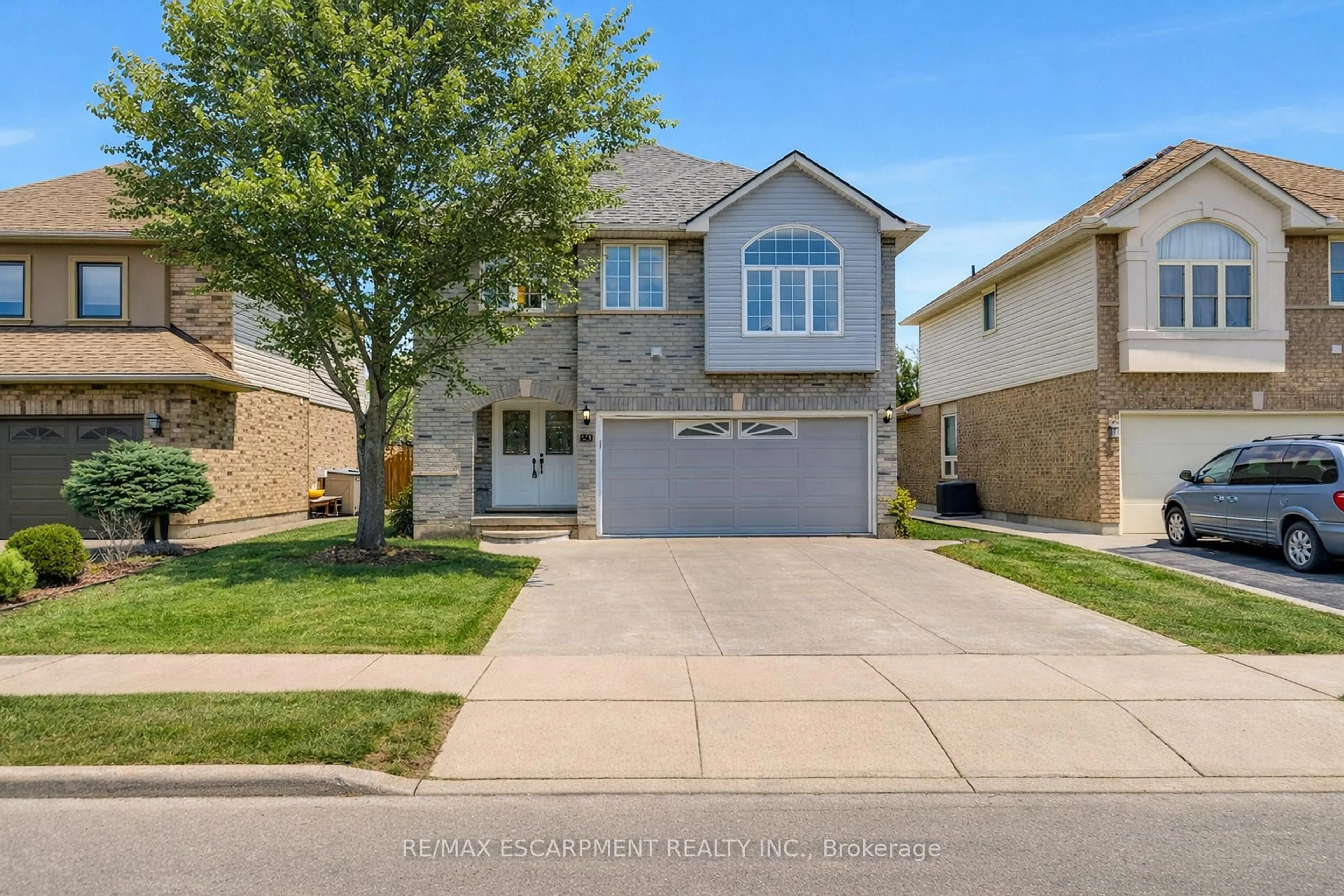 Home with brick exterior material, street for 180 Fano Dr, Hamilton Ontario L8W 3X3