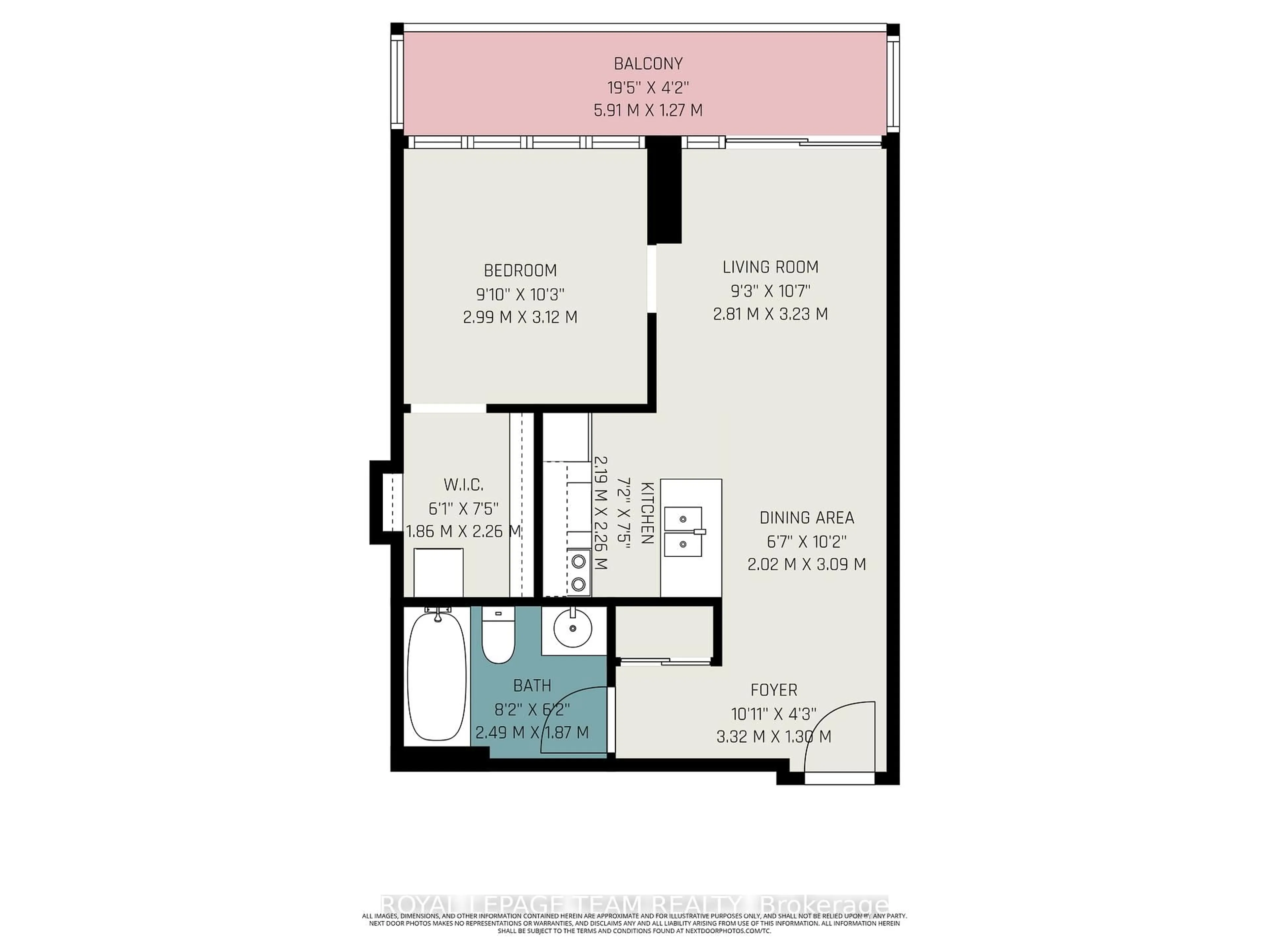 Floor plan for 179 George St, Ottawa Ontario K1N 1J8