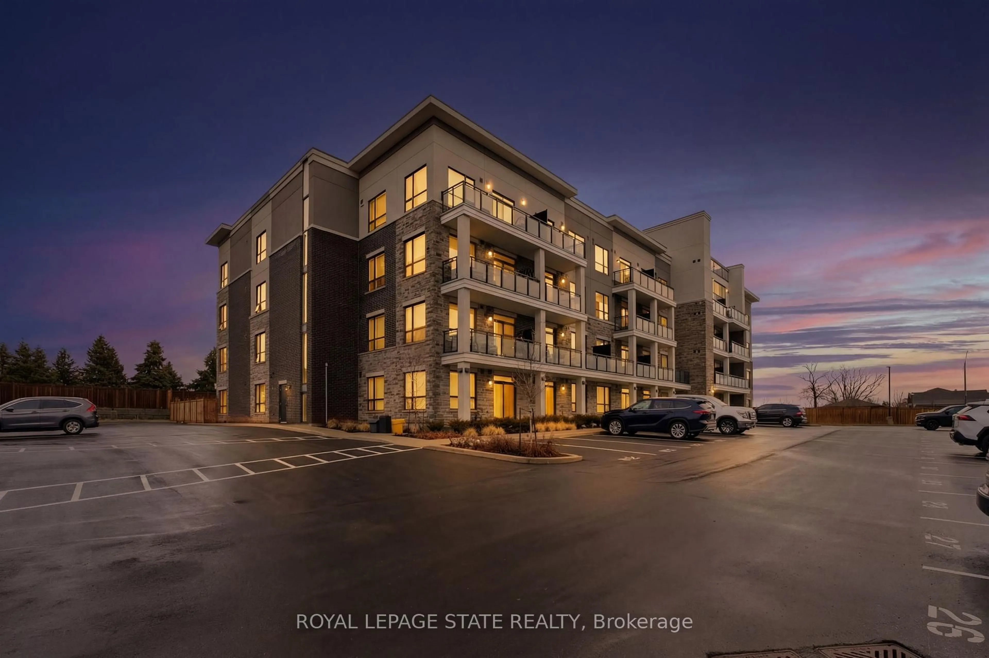 A pic from outside/outdoor area/front of a property/back of a property/a pic from drone, building for 120 Springvalley Cres #203, Hamilton Ontario L9C 0E4