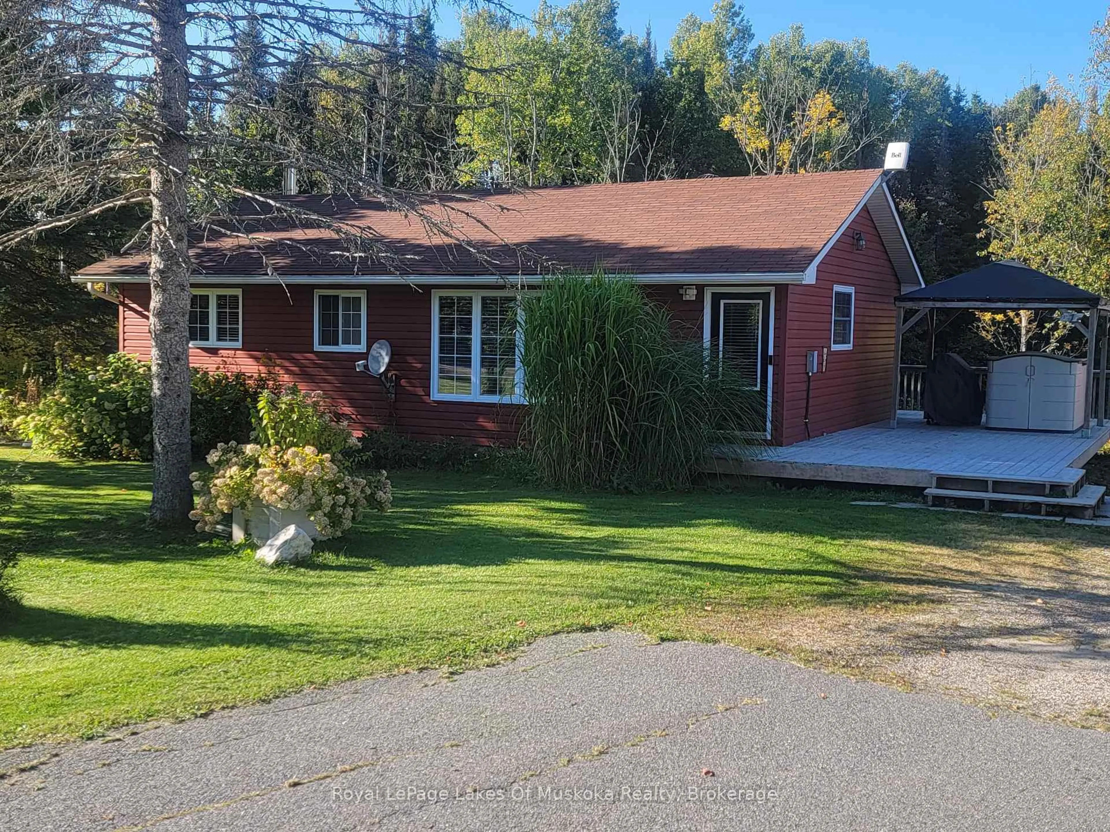 A pic from outside/outdoor area/front of a property/back of a property/a pic from drone, unknown for 1 Christopher Lane, Armour Ontario P0A 1C0