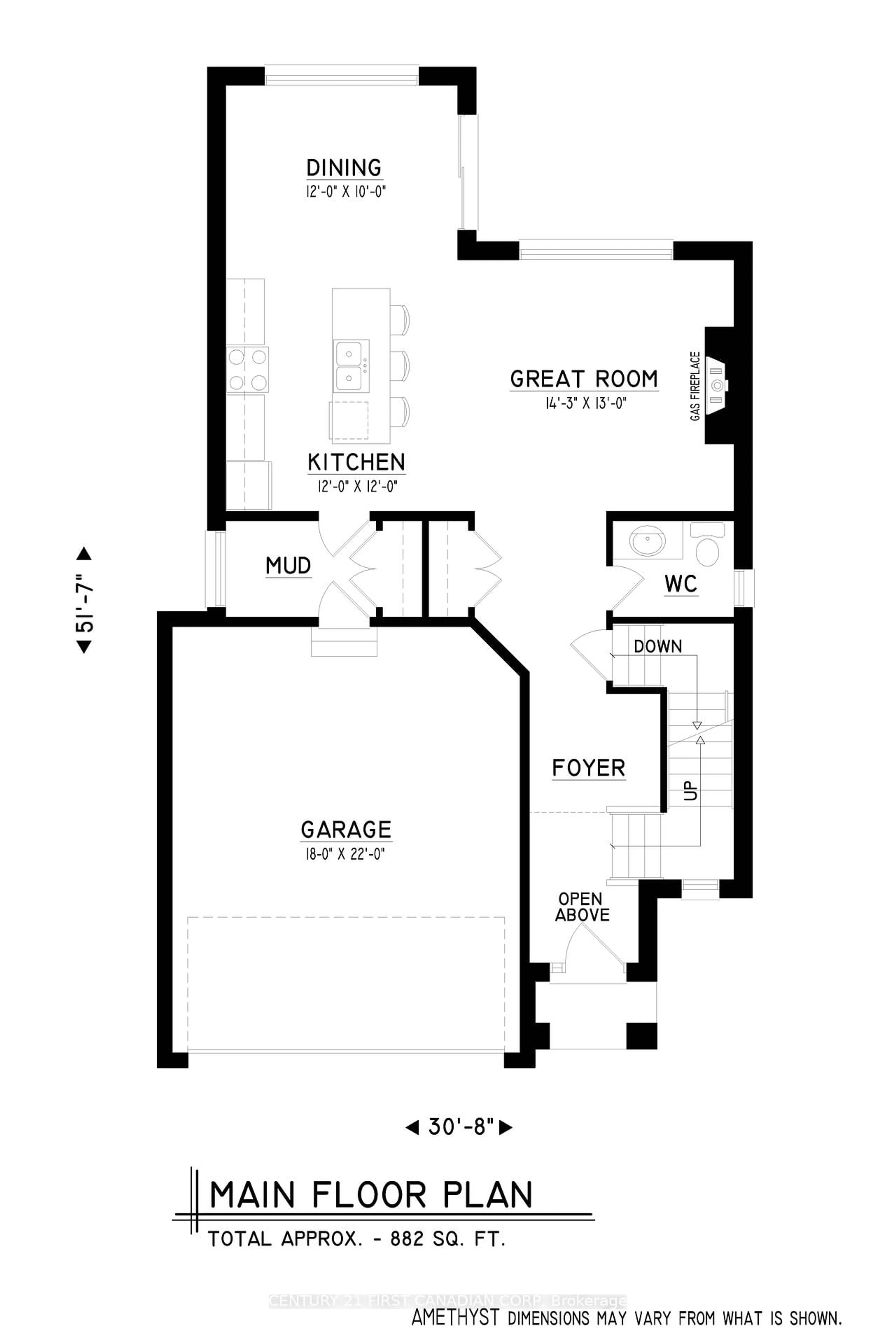Floor plan for 844 Gatestone Road Rd, London South Ontario N6M 0L6