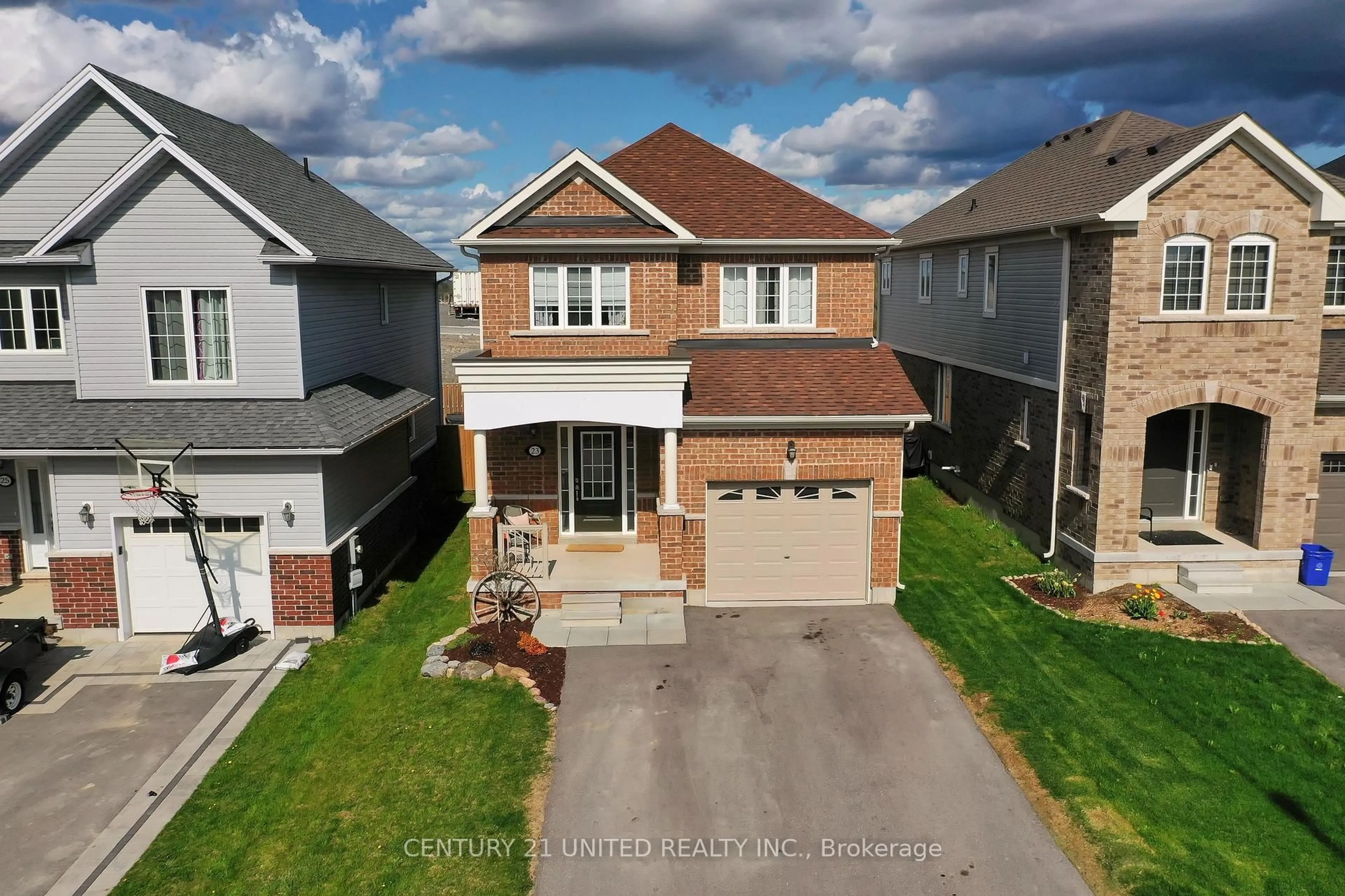A pic from outside/outdoor area/front of a property/back of a property/a pic from drone, street for 23 Veterans Rd, Otonabee-South Monaghan Ontario K9J 0K2