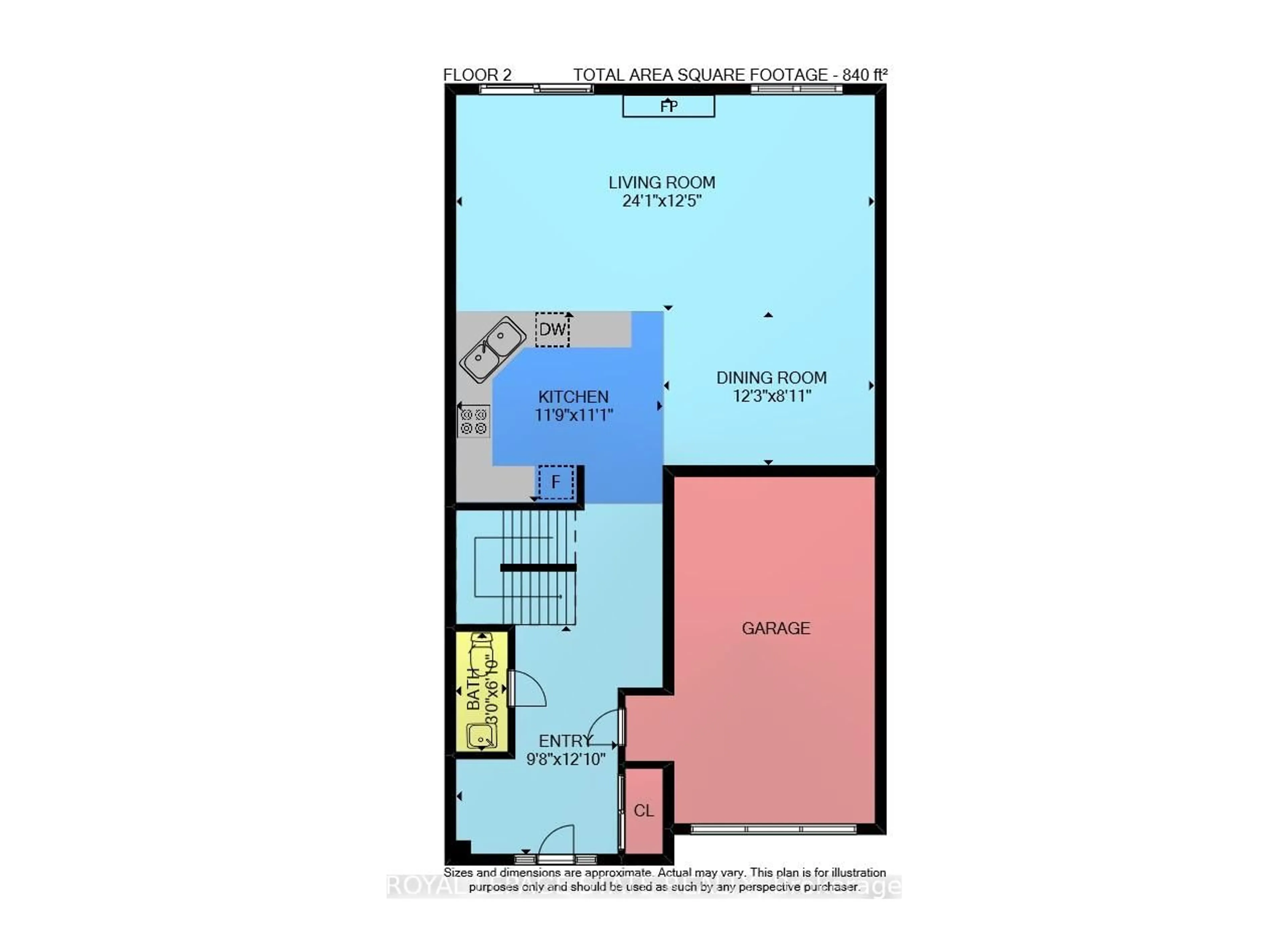 Floor plan for 300 Pinehill Dr, Hamilton Ontario L0R 1P0