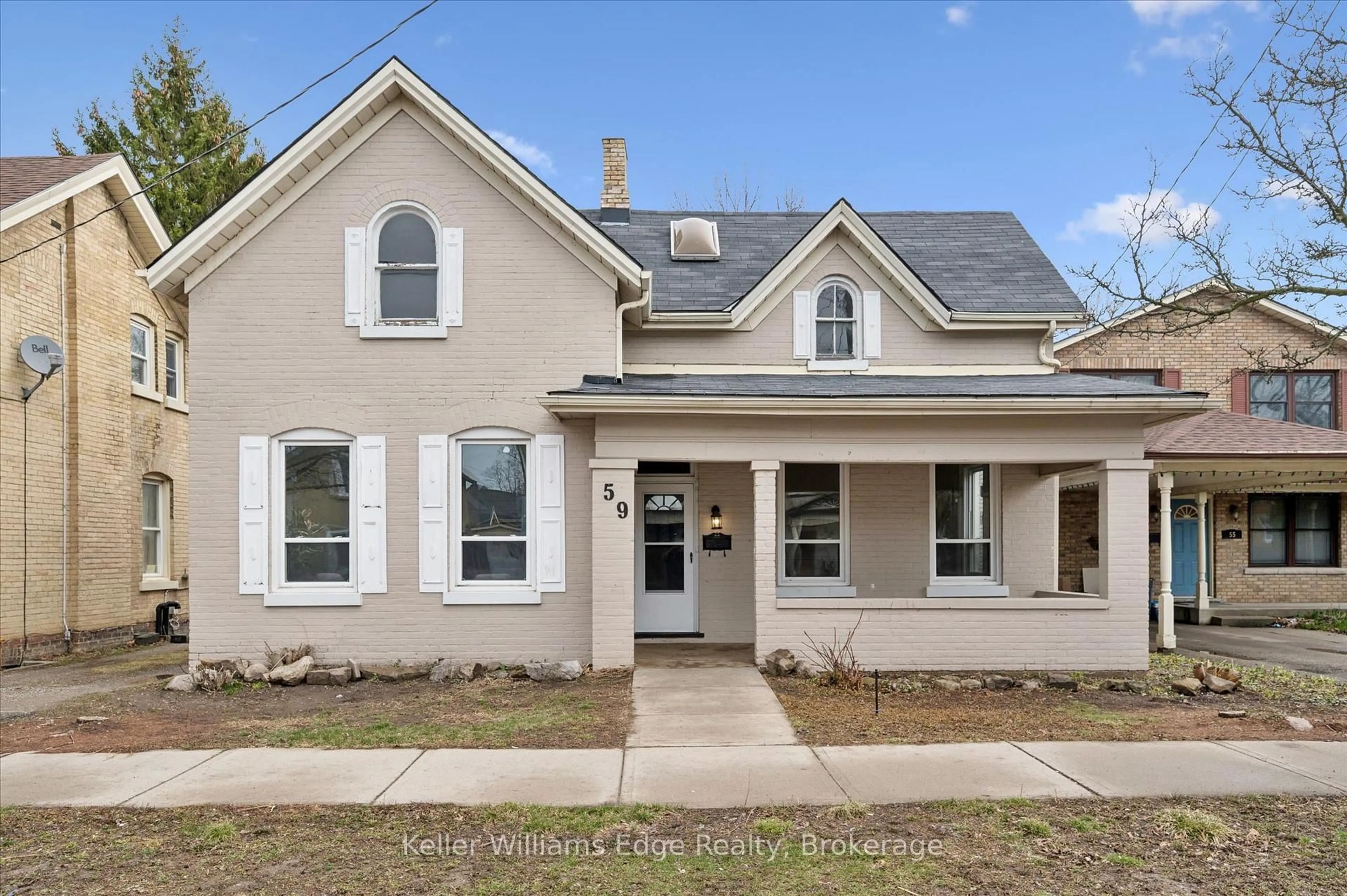 Home with brick exterior material, street for 59 William St, Brantford Ontario N3T 3K6