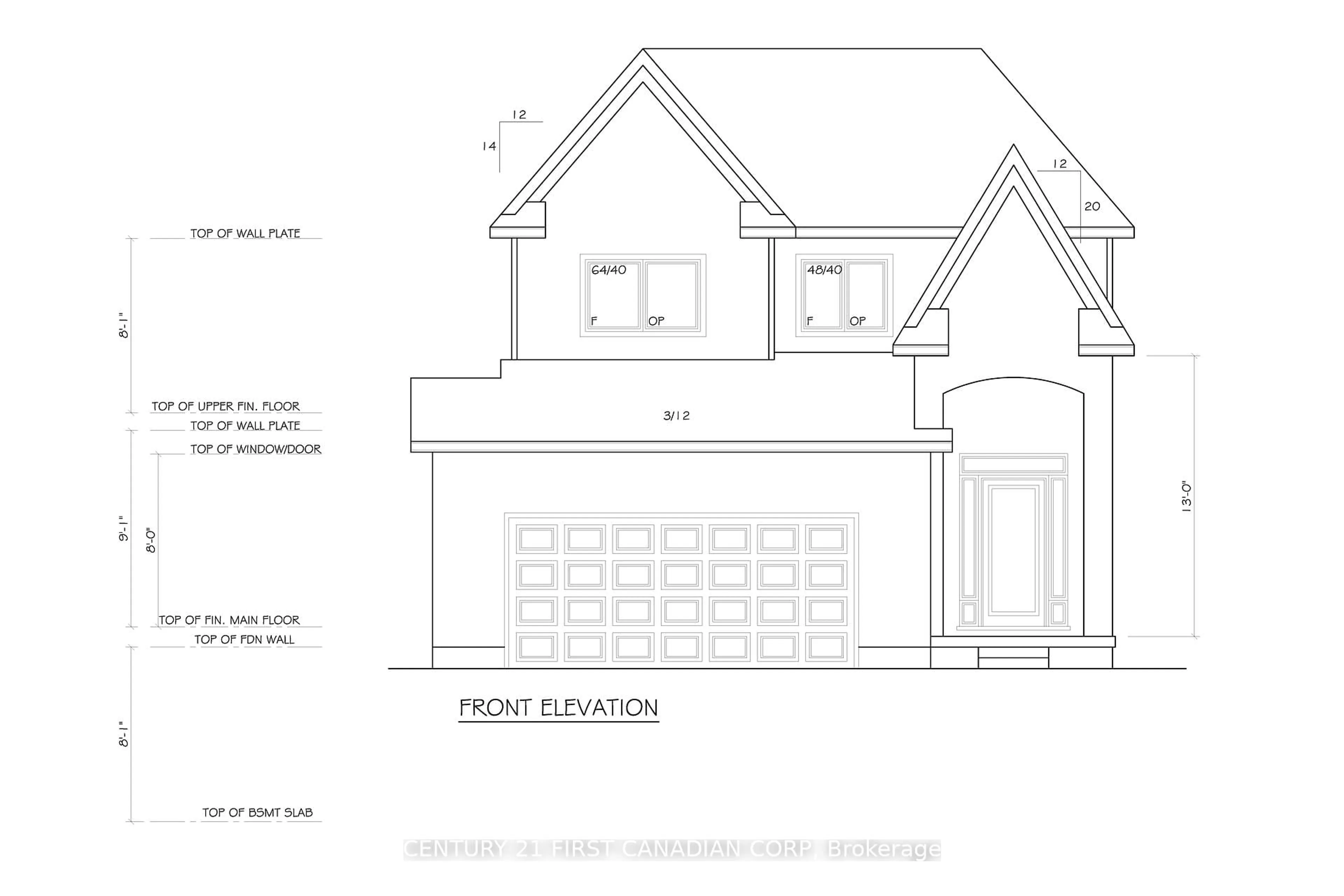 Floor plan for 1185 Honeywood Dr Dr, London South Ontario N6M 0L6