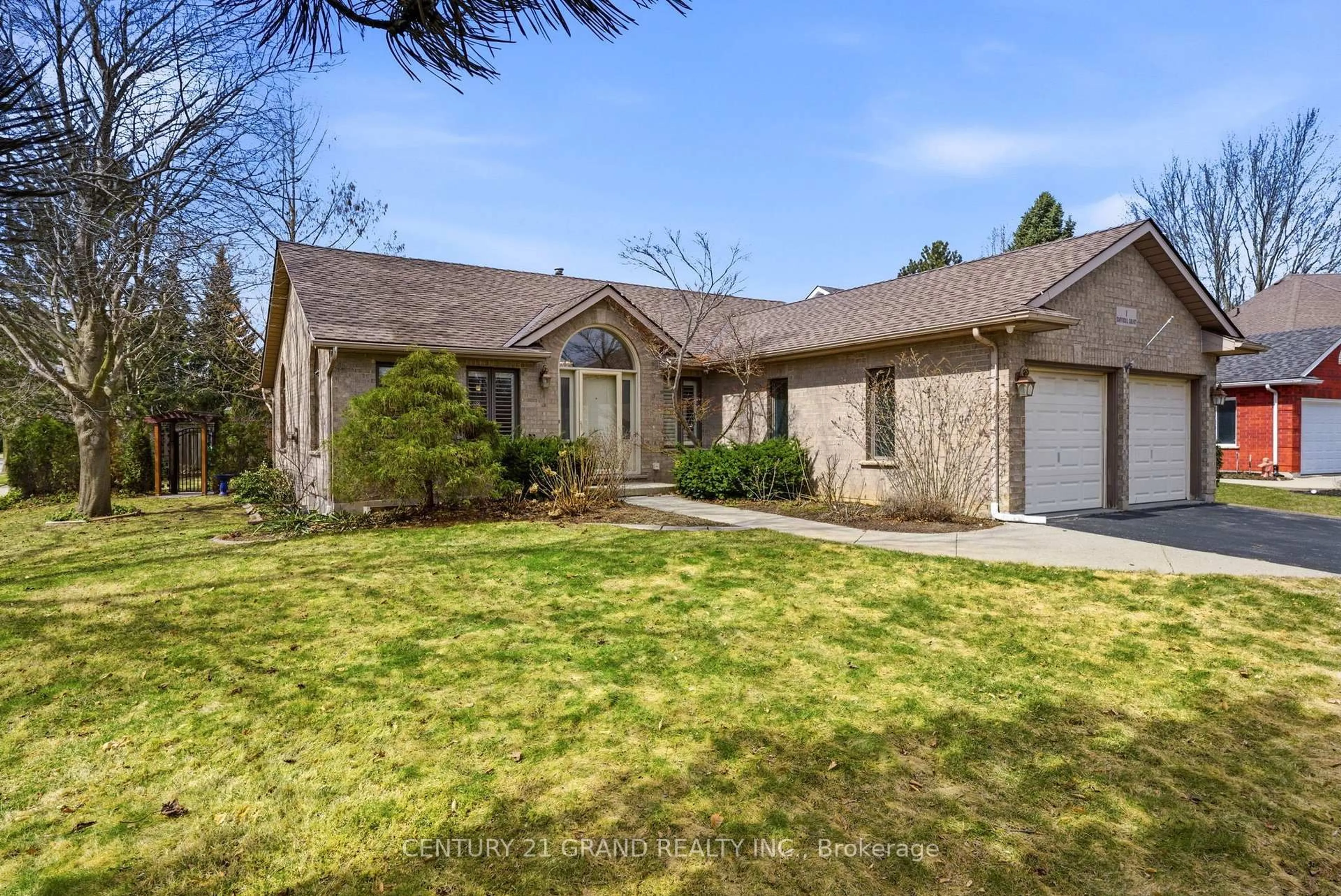 Home with brick exterior material, unknown for 1 Daffodil Crt, Brantford Ontario N3R 7T1