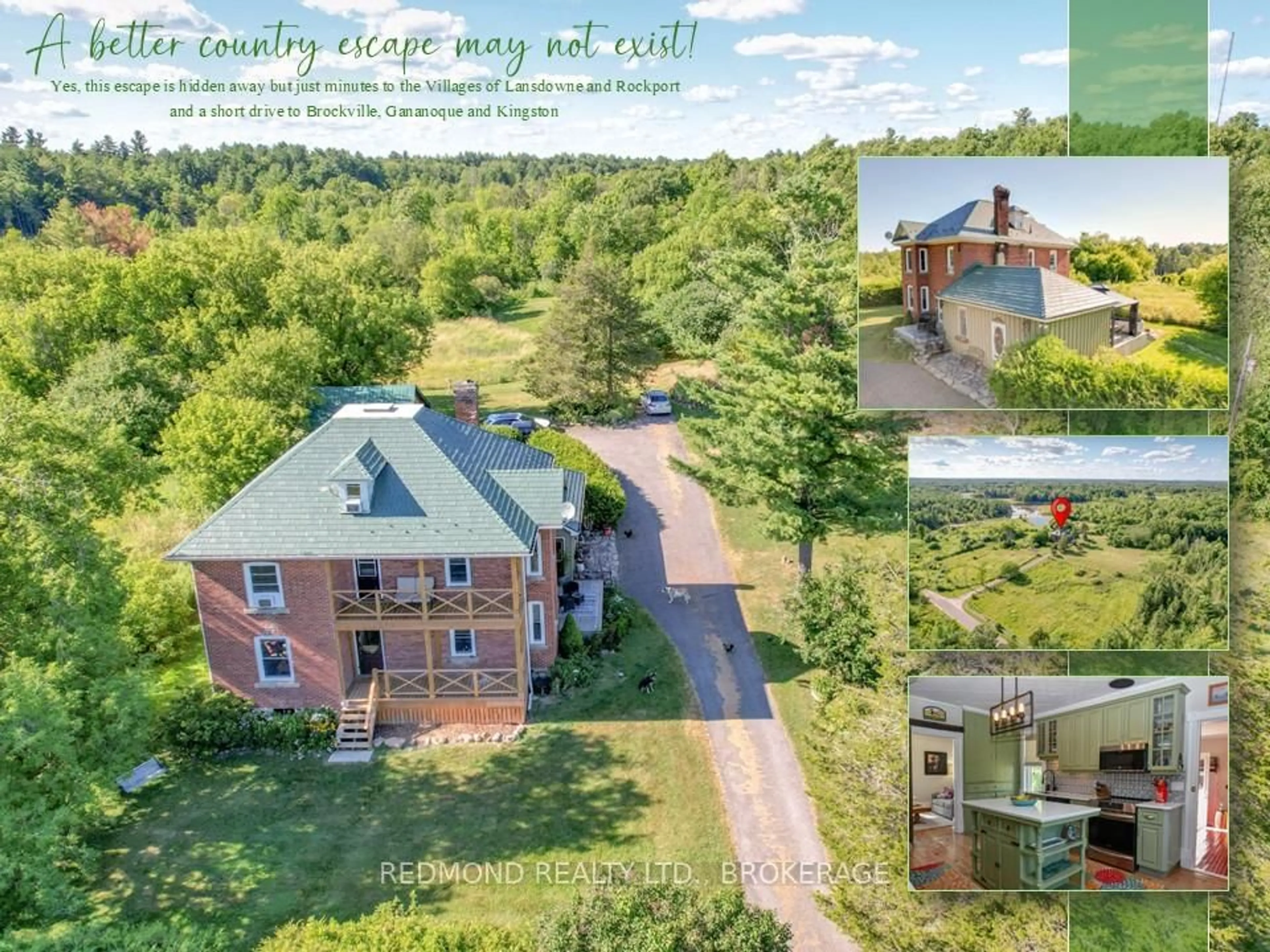 A pic from outside/outdoor area/front of a property/back of a property/a pic from drone, building for 89 Morrow Rd, Front of Leeds & Seeleys Bay Ontario K0E 1L0