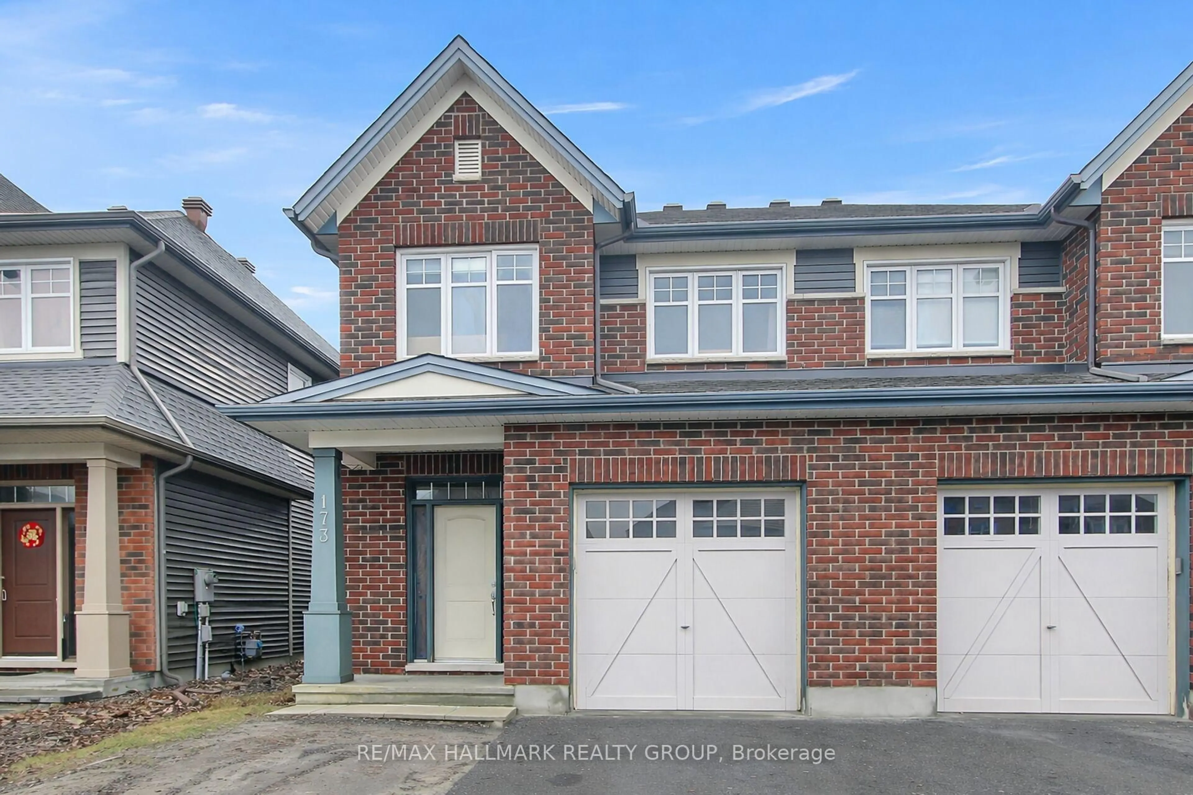 Home with brick exterior material, street for 173 Highbury Park Dr, Ottawa Ontario K2J 5Y1