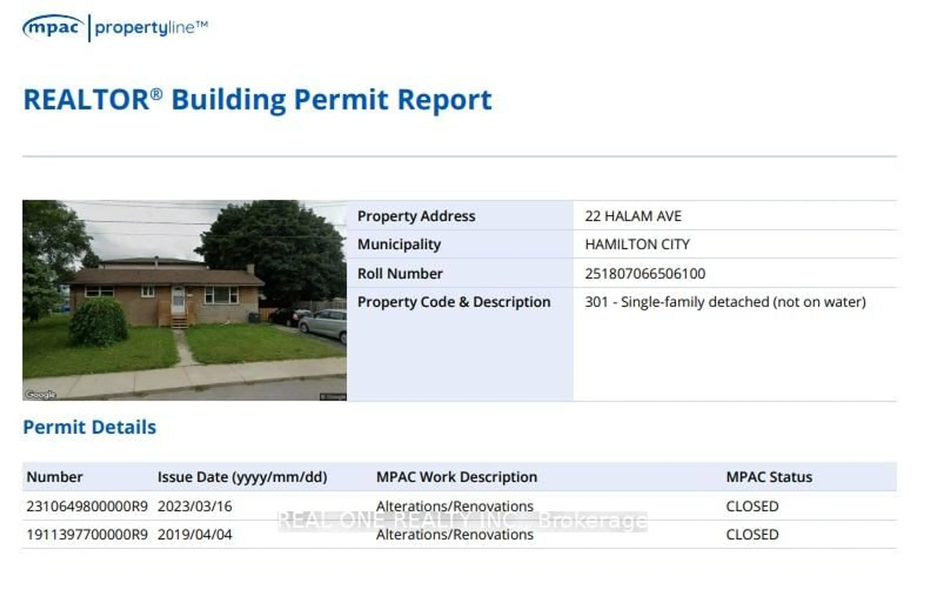 Unknown for 22 Halam Ave, Hamilton Ontario L8V 1Z3