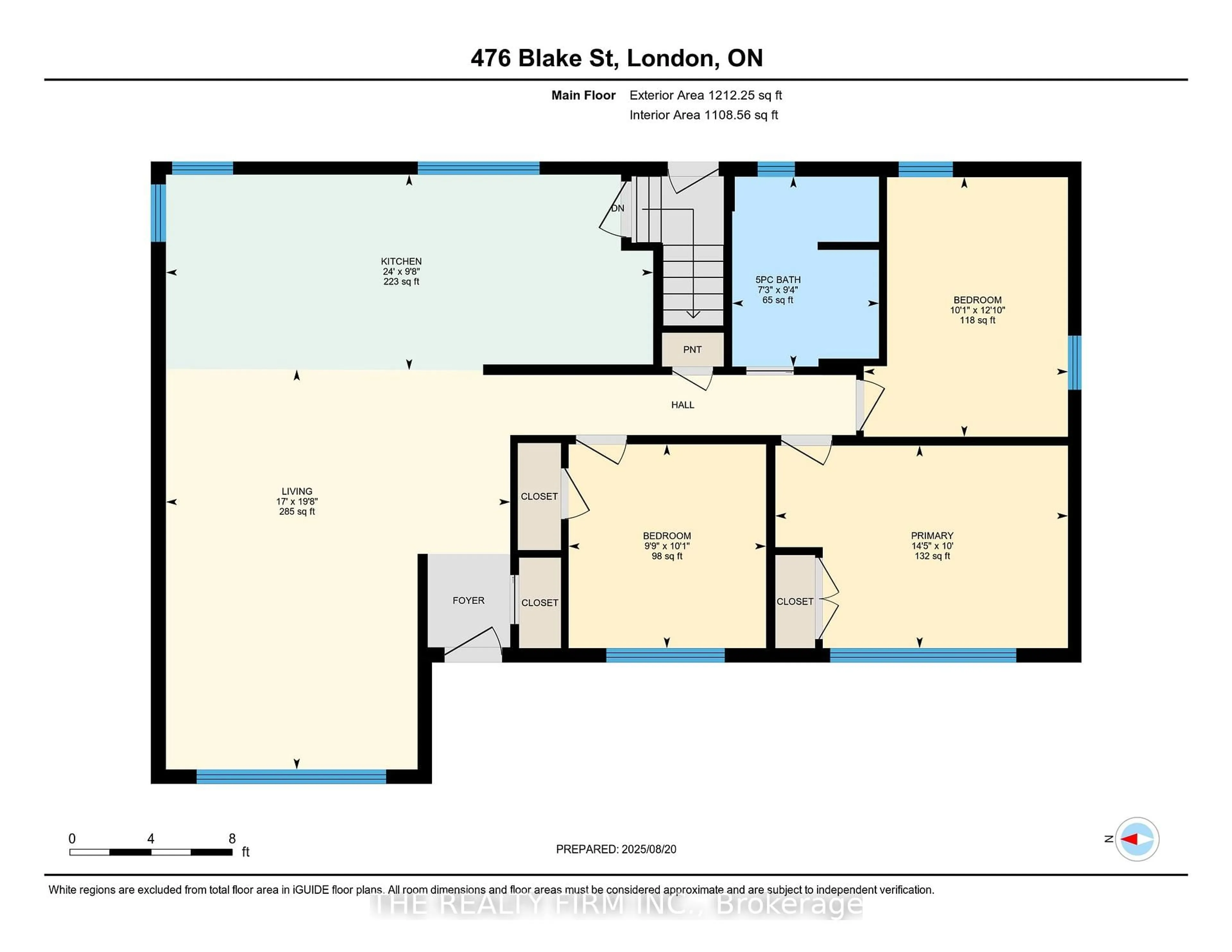 Floor plan for 476 Blake St, London South Ontario N6K 2N8
