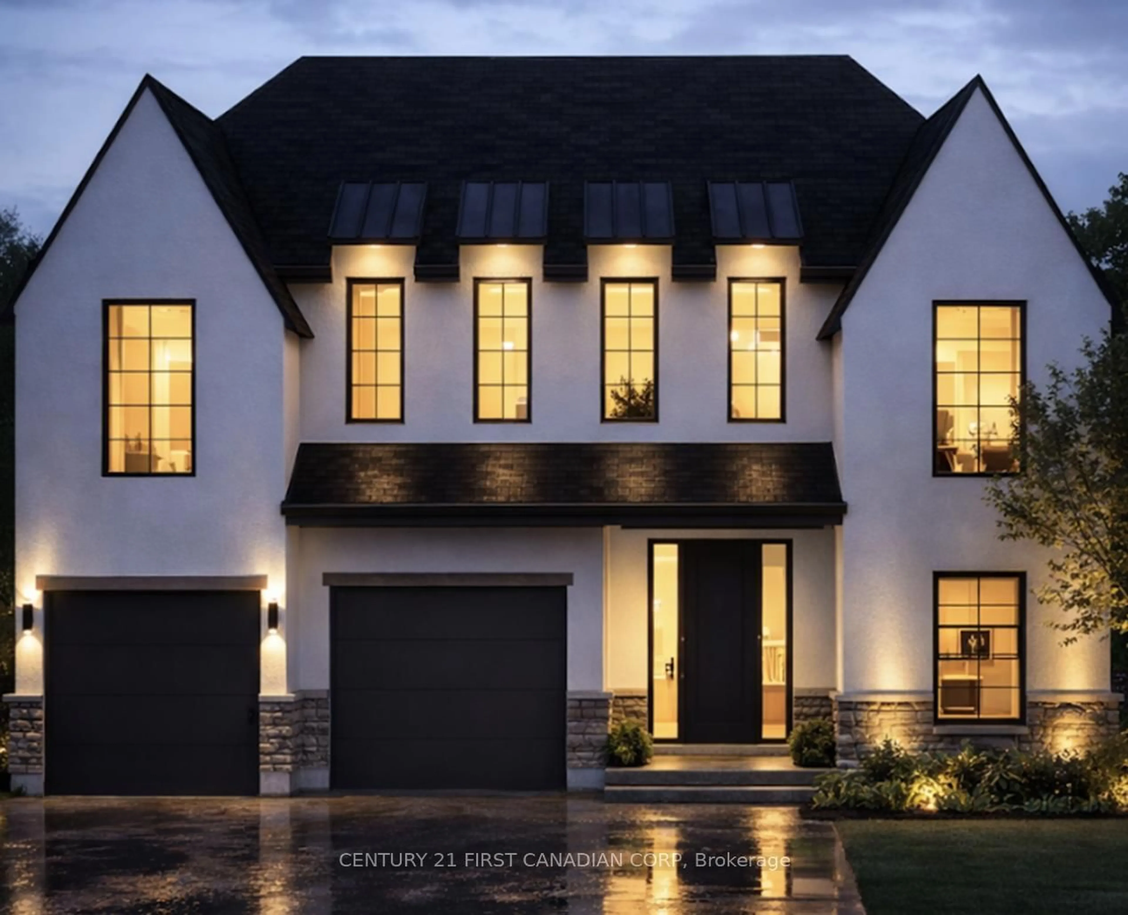 Home with vinyl exterior material, street for 208 FOXBOROUGH Pl, Thames Centre Ontario N0M 2P0