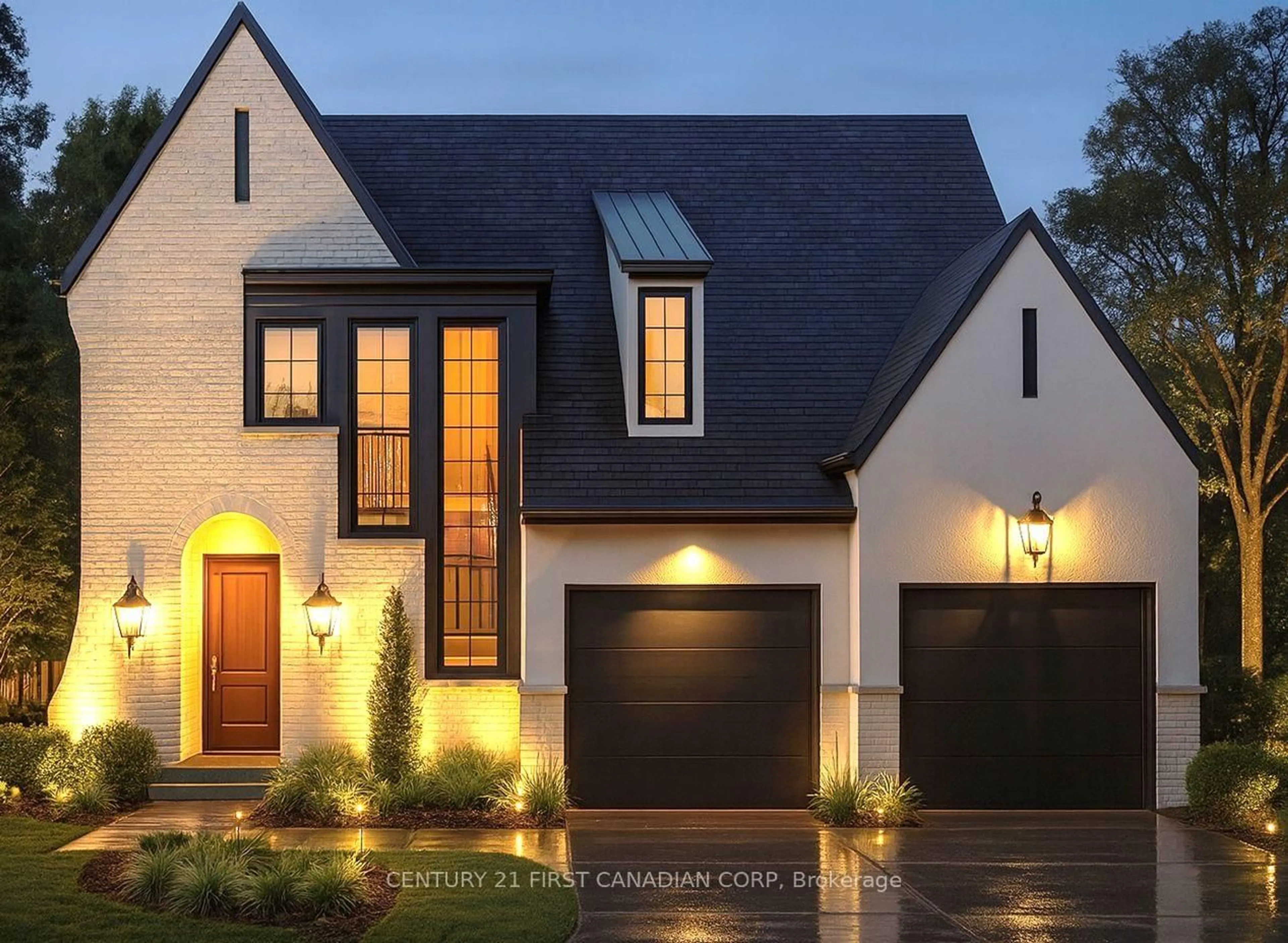 Home with brick exterior material, street for 212 FOXBOROUGH Pl, Thames Centre Ontario N0M 2P0