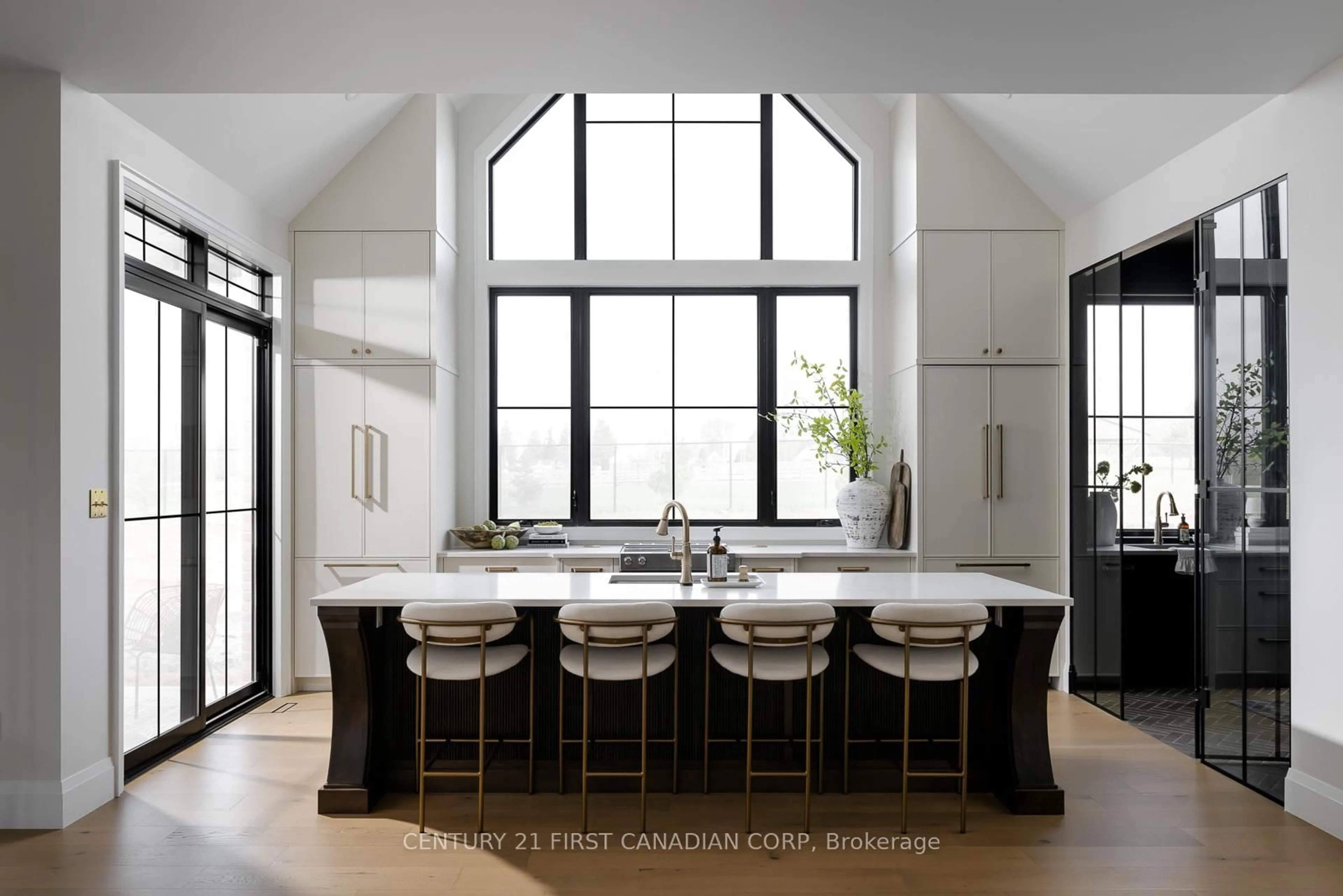 Contemporary kitchen, ceramic/tile floor for 2166 Linkway Blvd, London South Ontario N6K 0C8