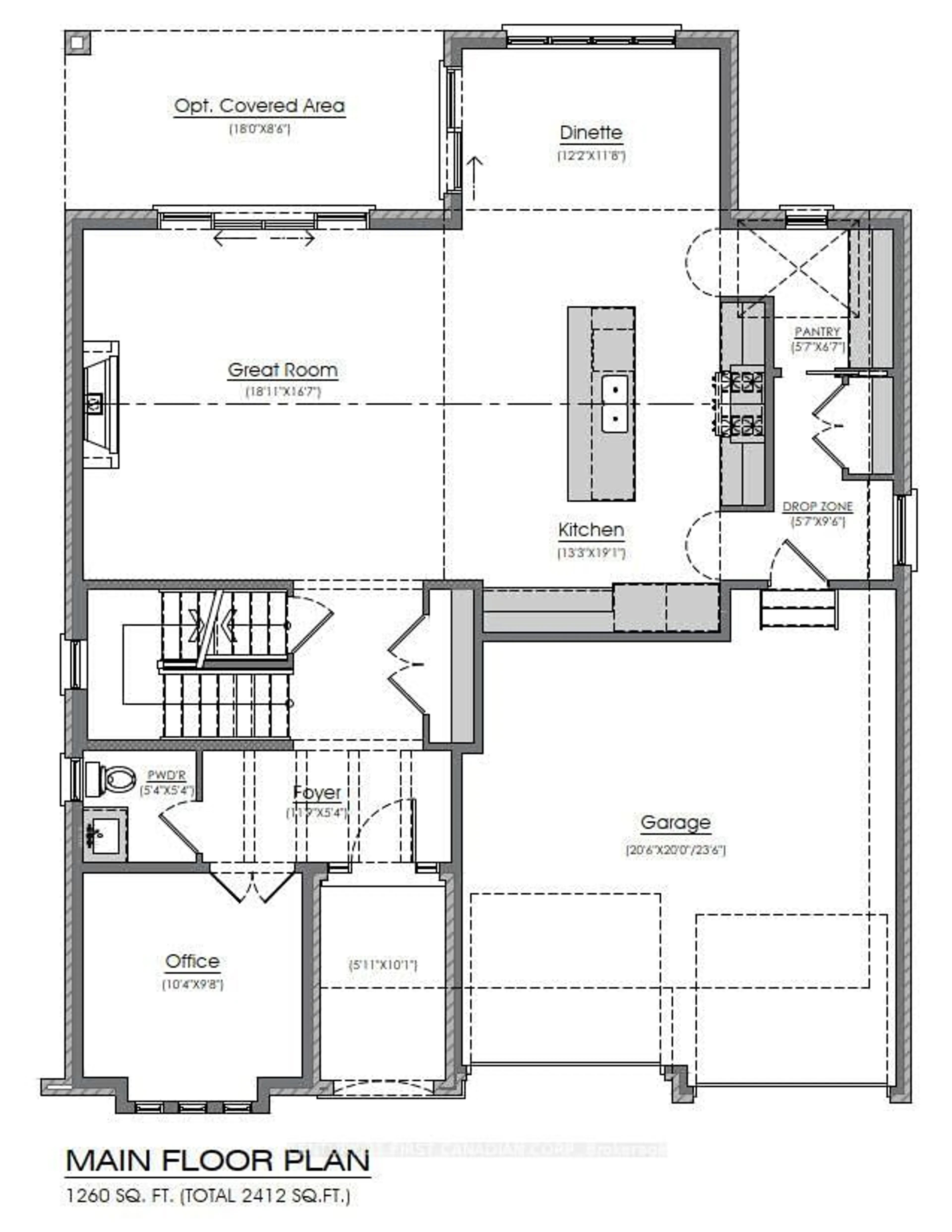Floor plan for 207 Foxborough Pl, Thames Centre Ontario N0M 2P0