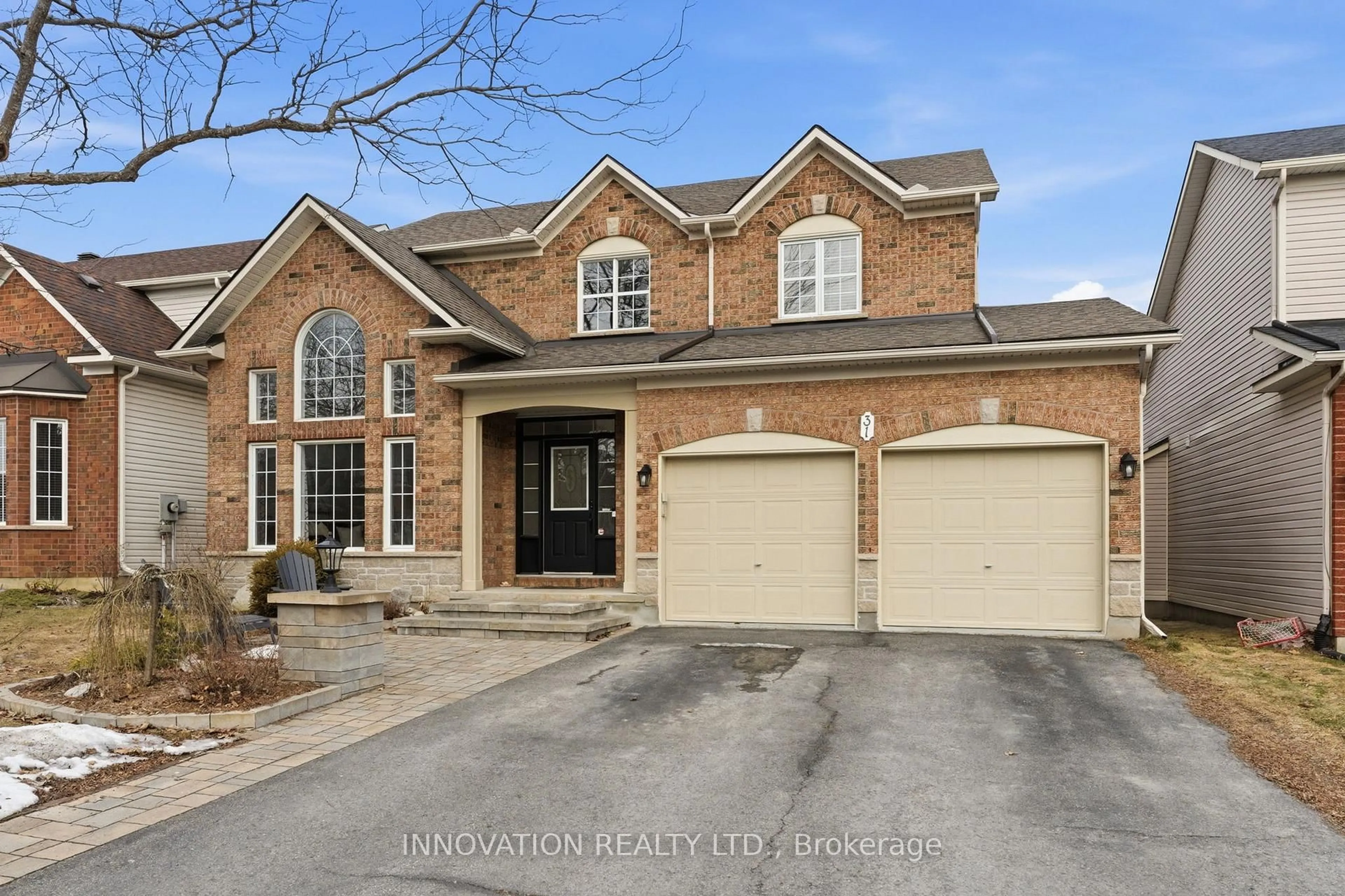 Home with brick exterior material, street for 31 Greenhaven Cres, Stittsville Ontario K2S 2A4