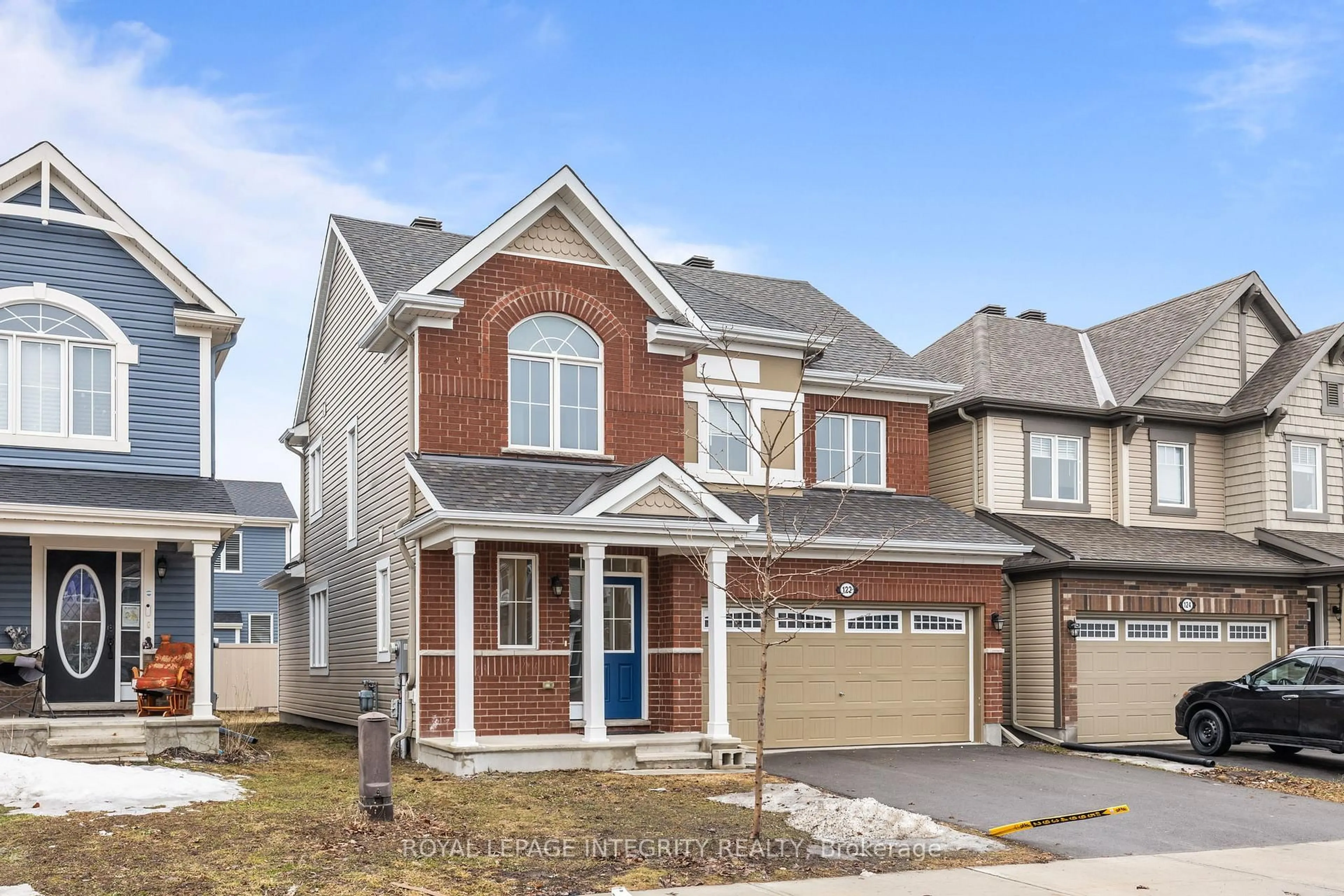 Home with brick exterior material, street for 122 Cranesbill Rd, Ottawa Ontario K2V 0J5