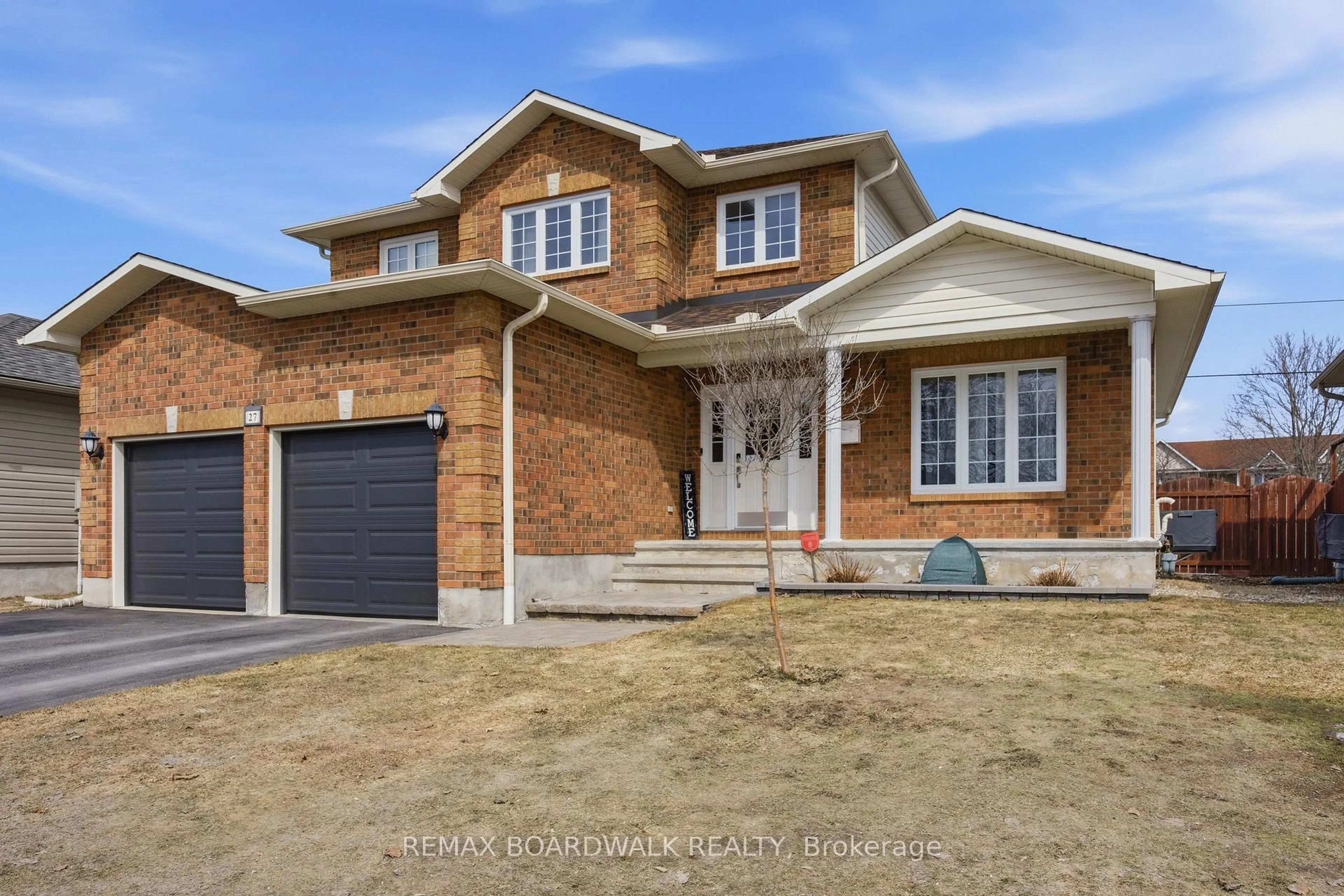 Home with brick exterior material, street for 27 Comba Dr, Carleton Place Ontario K7C 4V2