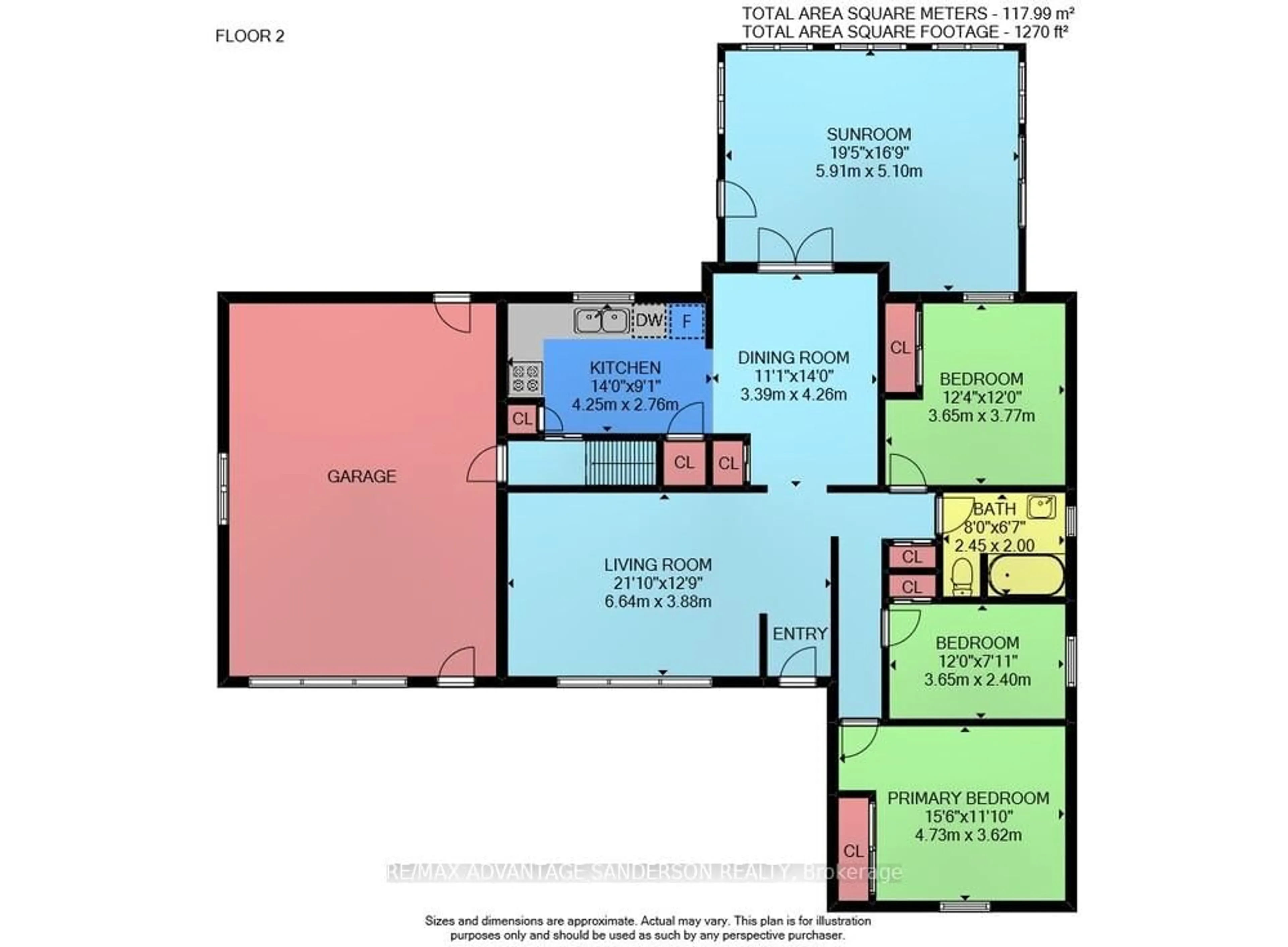 Floor plan for 9 James St, Middlesex Centre Ontario N0M 2A0