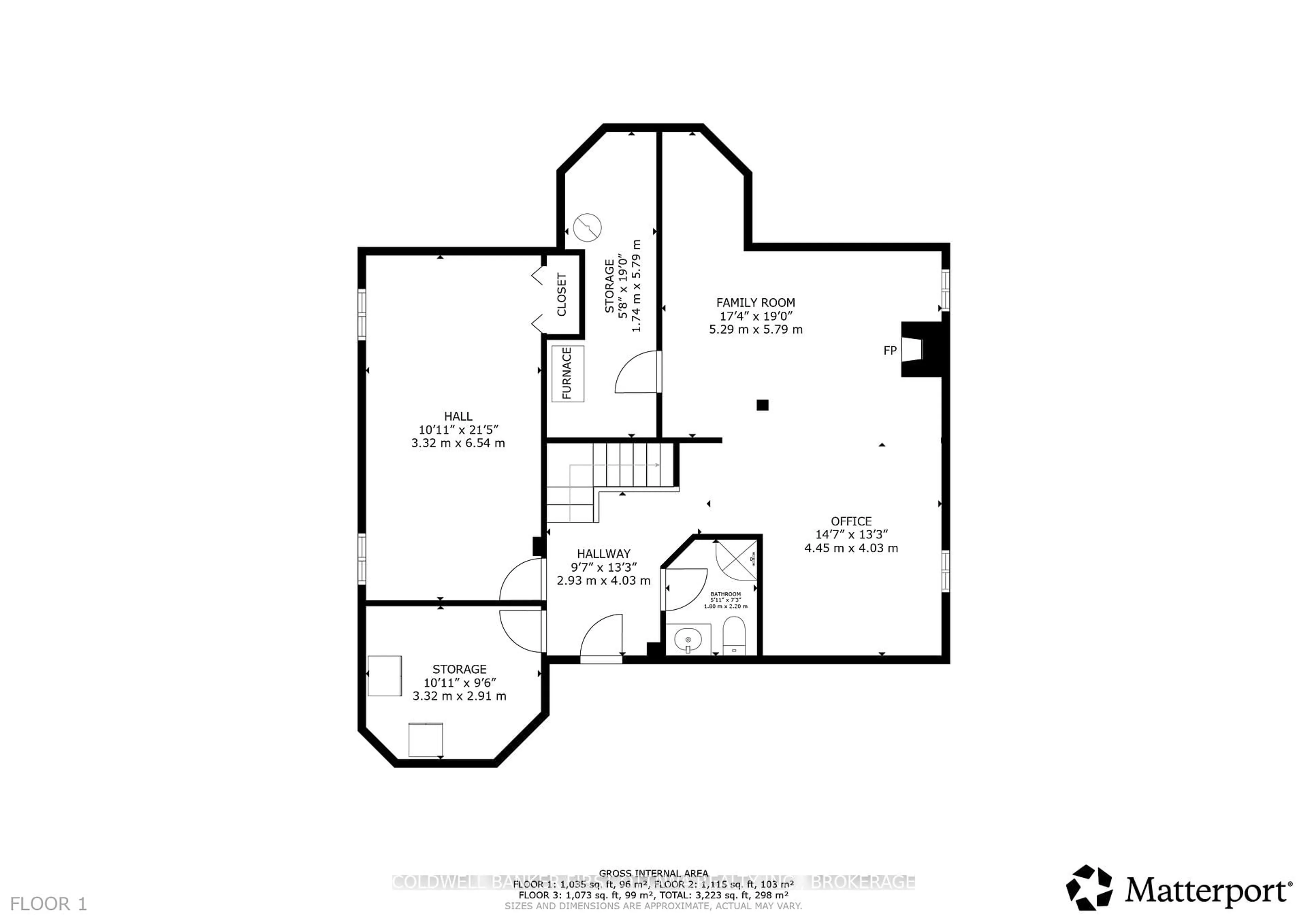 Floor plan for 566 Sycamore St, Kingston Ontario K7M 7L8