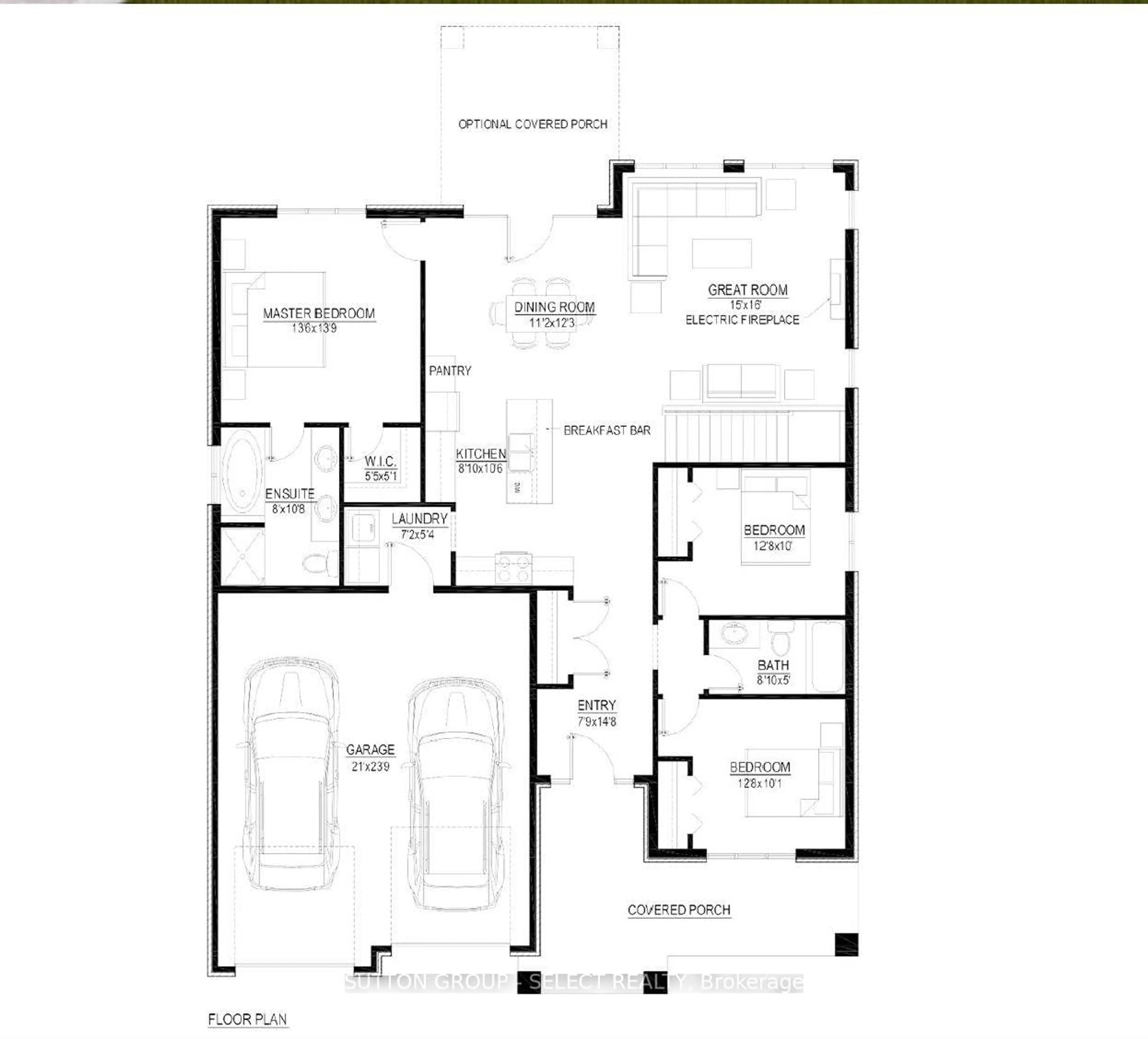 Floor plan for LOT 95 HERON St, Southwold Ontario N5P 3T2
