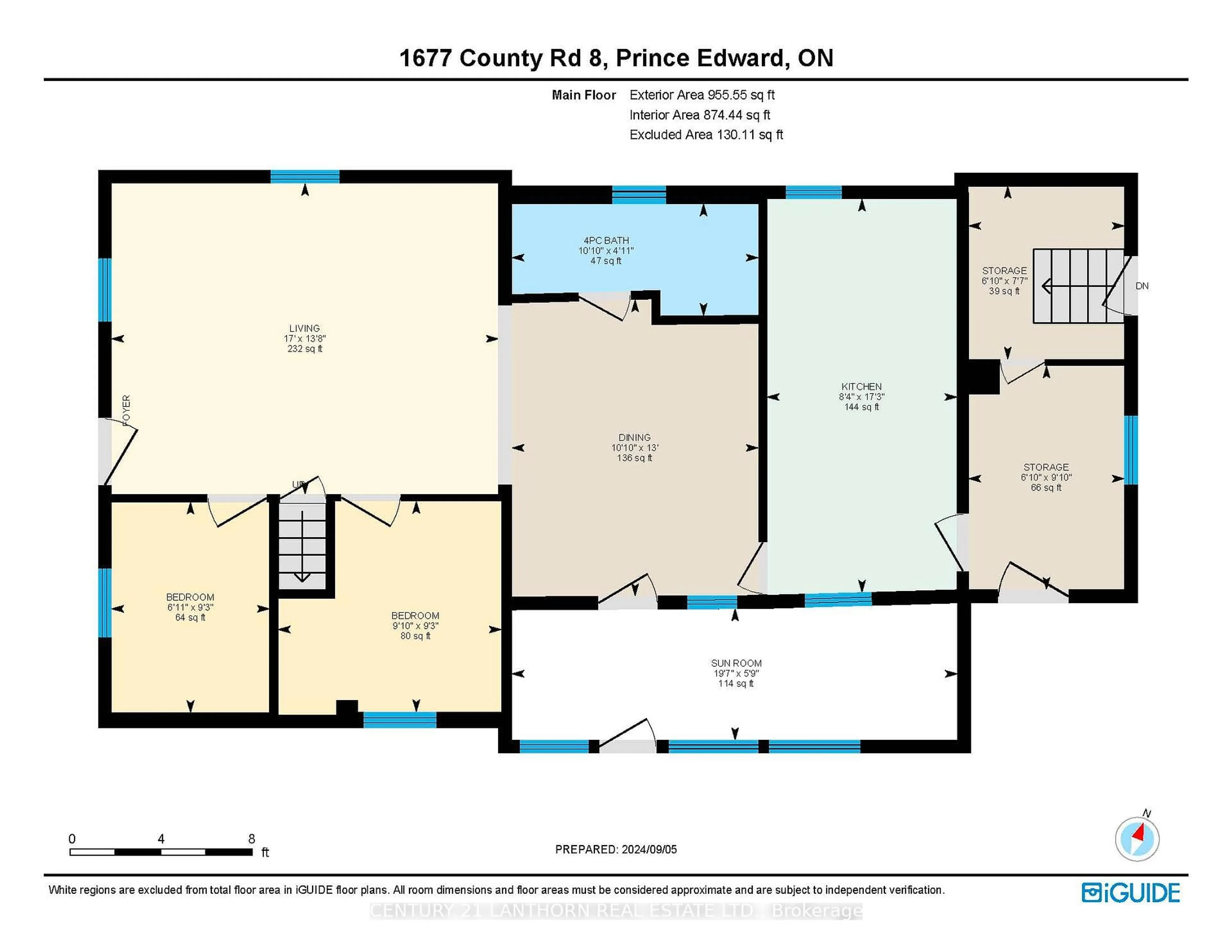 Floor plan for 1677 County 8 Rd, Prince Edward County Ontario K0K 2T0