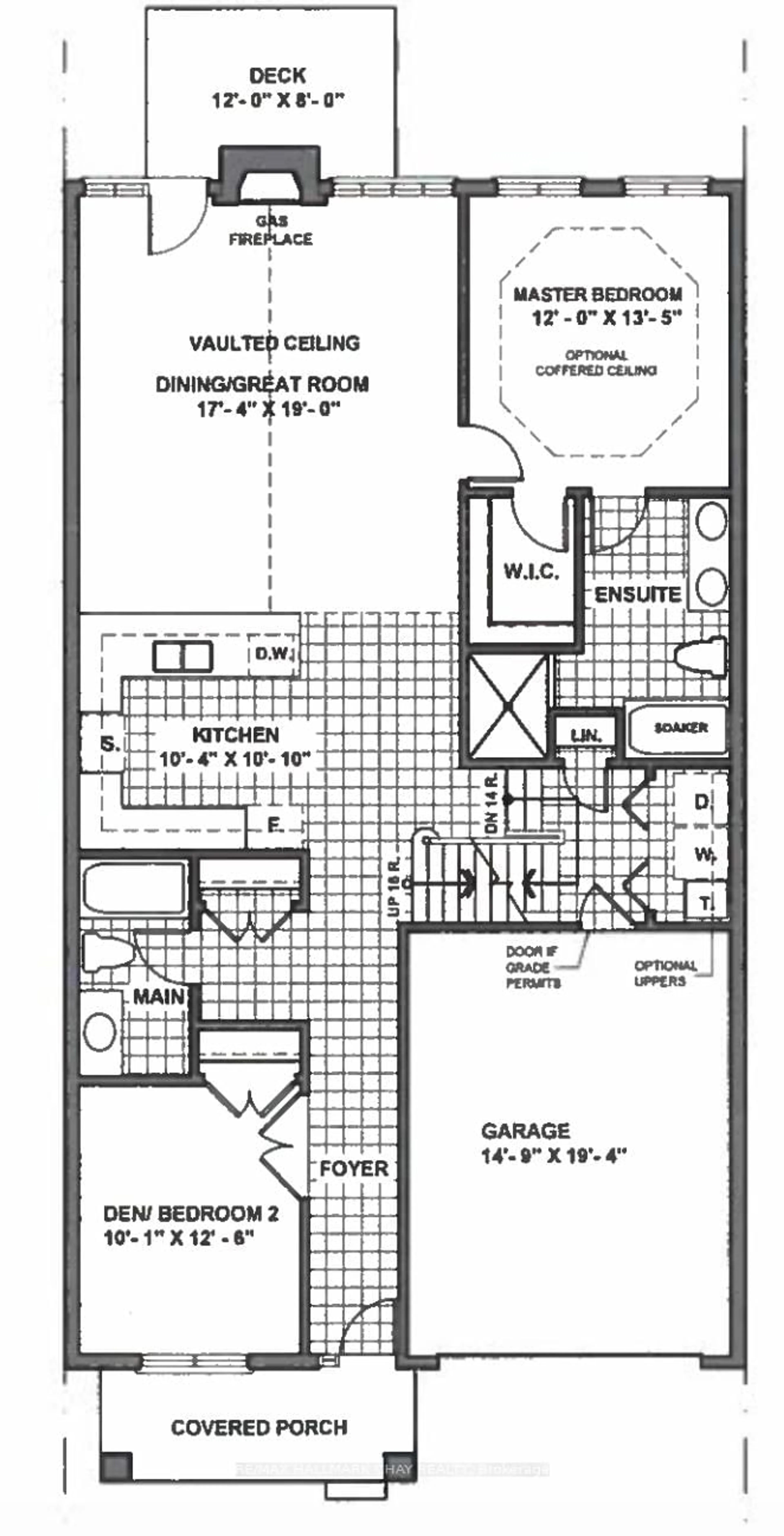 Floor plan for 4 Leeds Crt, Bracebridge Ontario P1L 0B7