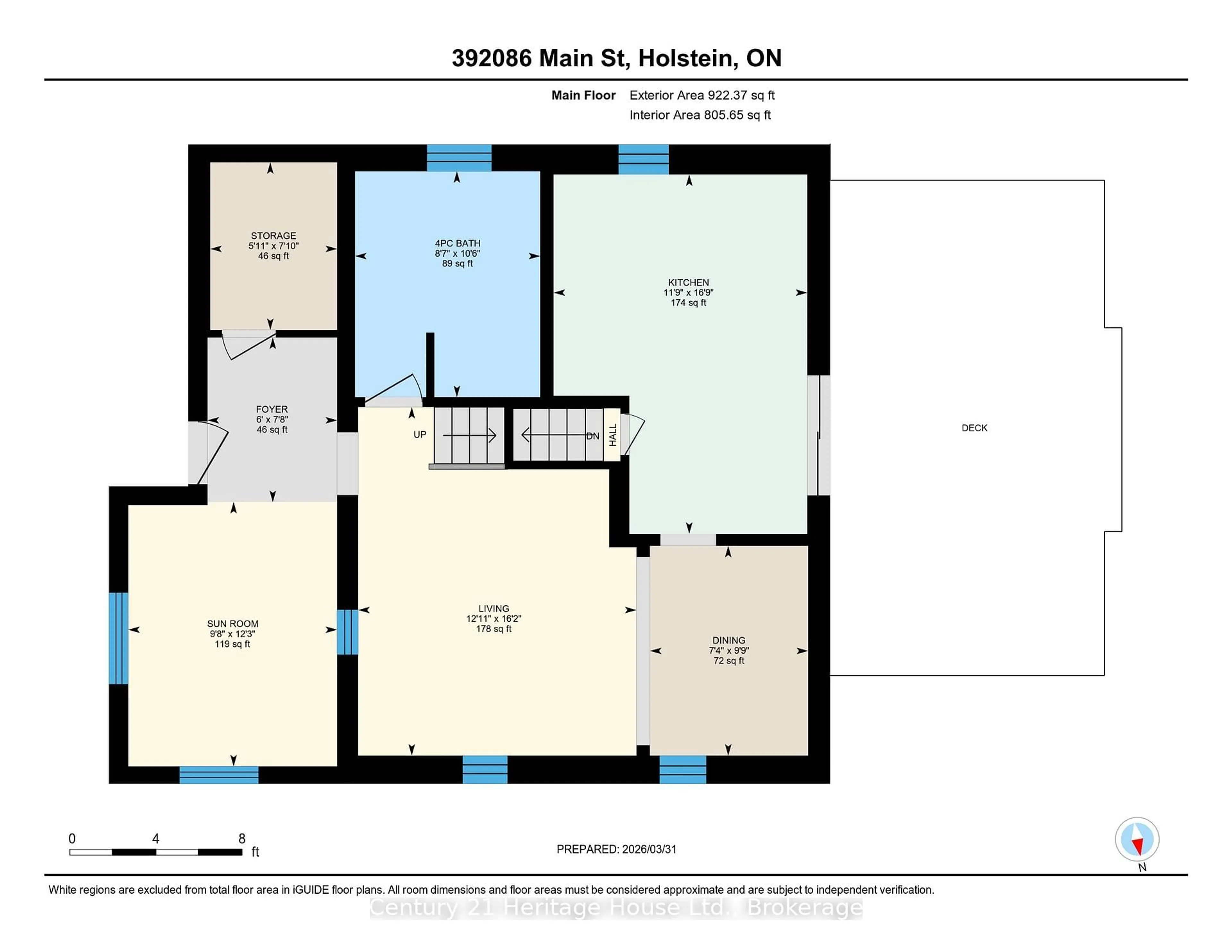 Floor plan for 392086 Grey Road 109, Southgate Ontario N0G 2A0