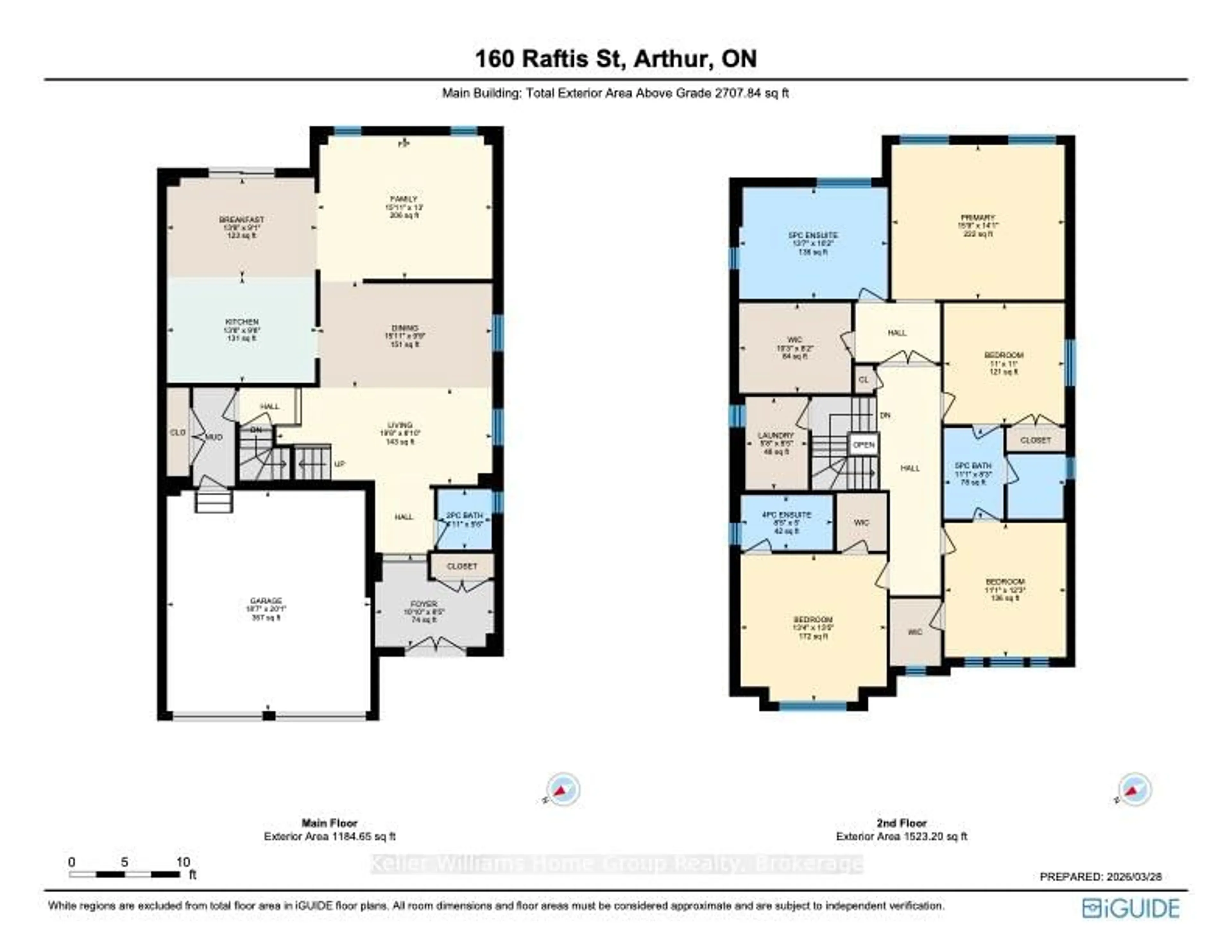 Floor plan for 160 Raftis St, Wellington North Ontario N0G 1A0