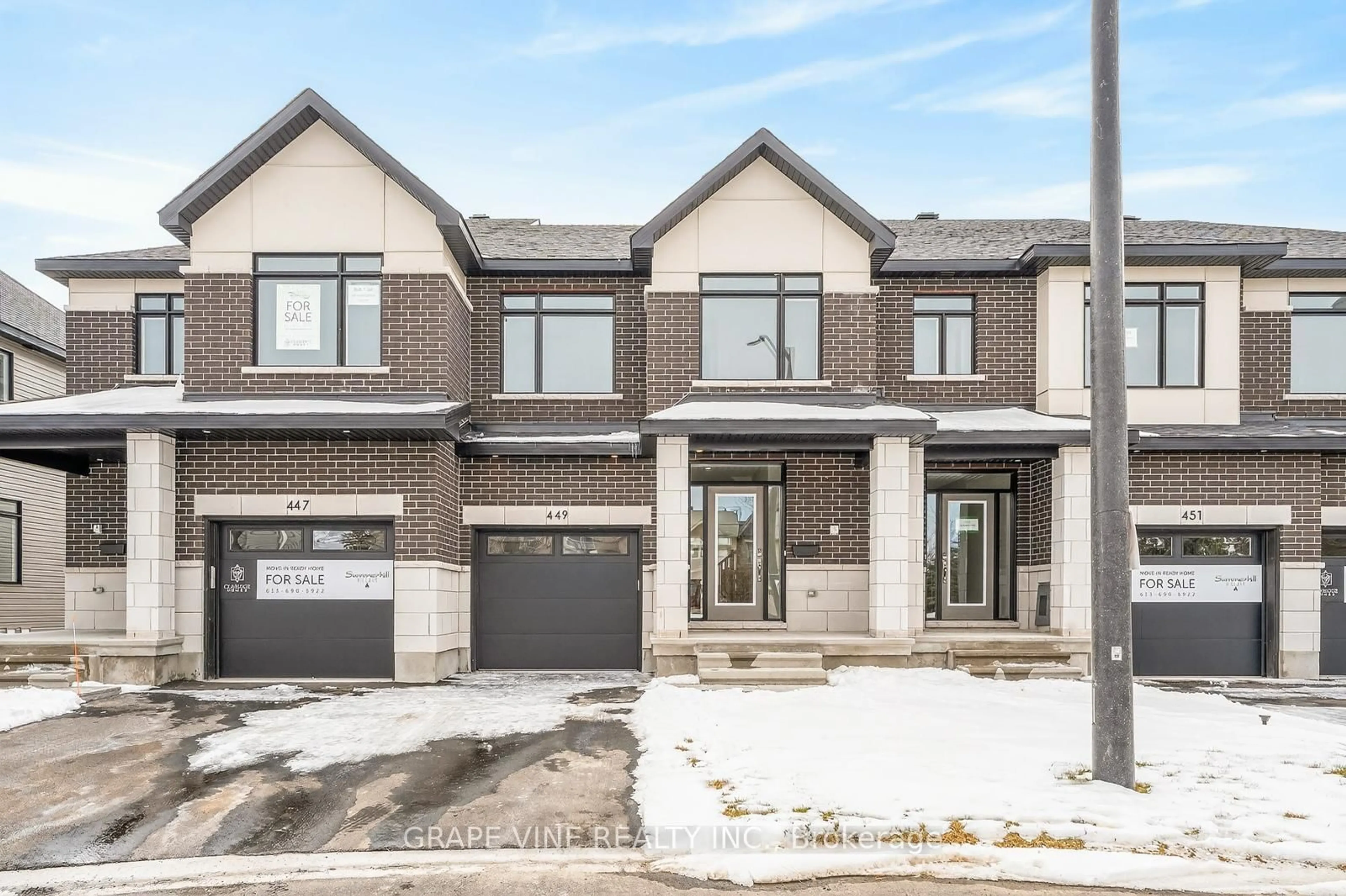 Home with brick exterior material, street for 449 Haresfield Crt, Ottawa Ontario K2M 0B6