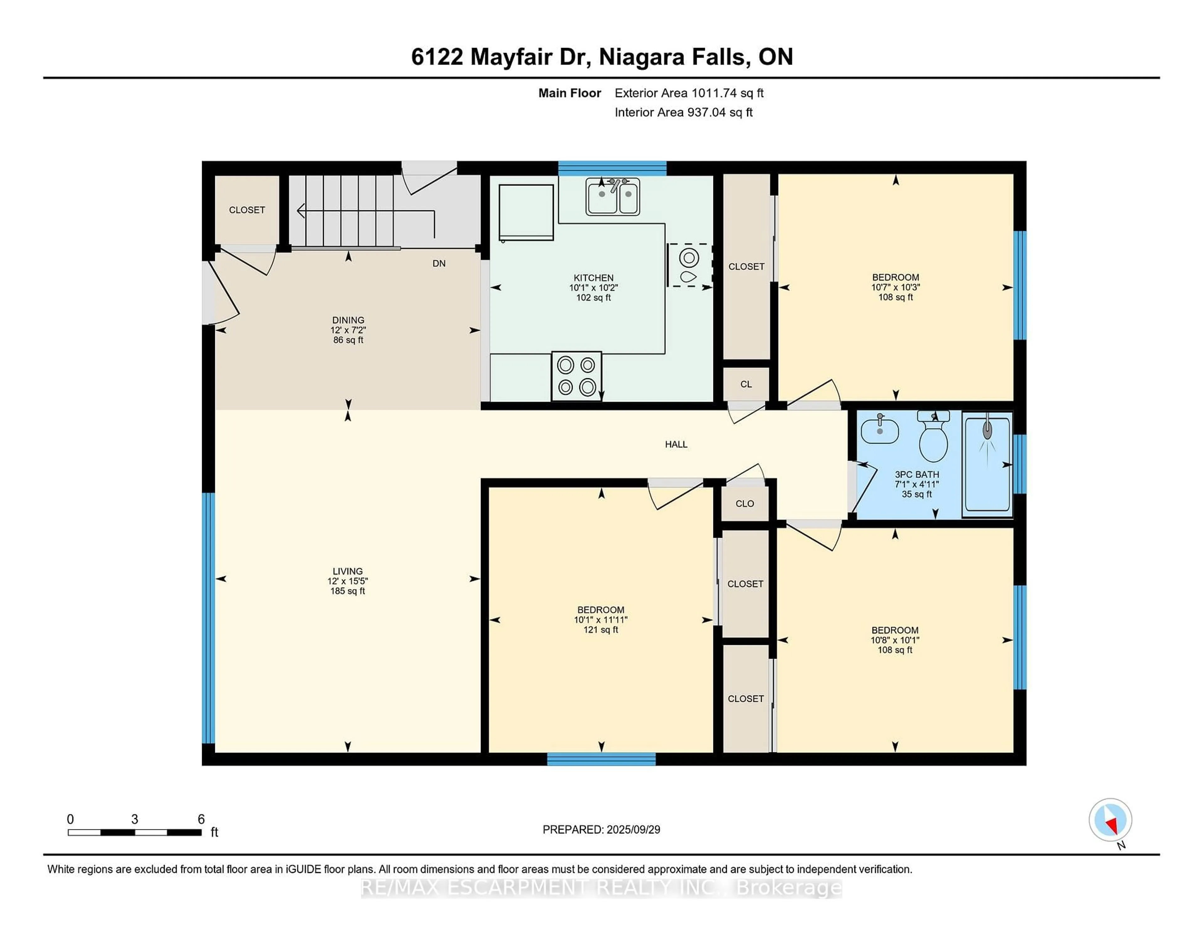 Floor plan for 6122 Mayfair Dr, Niagara Falls Ontario L0R 2A0