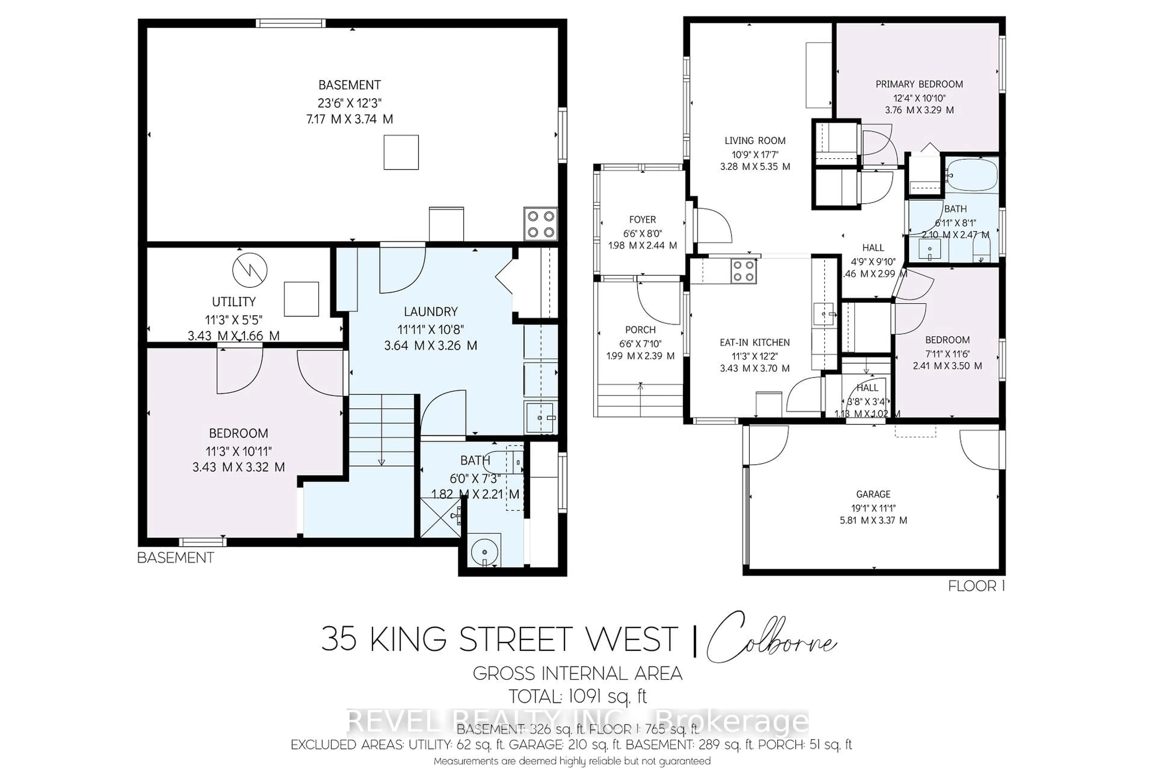 Floor plan for 35 KING St, Cramahe Ontario K0K 1S0