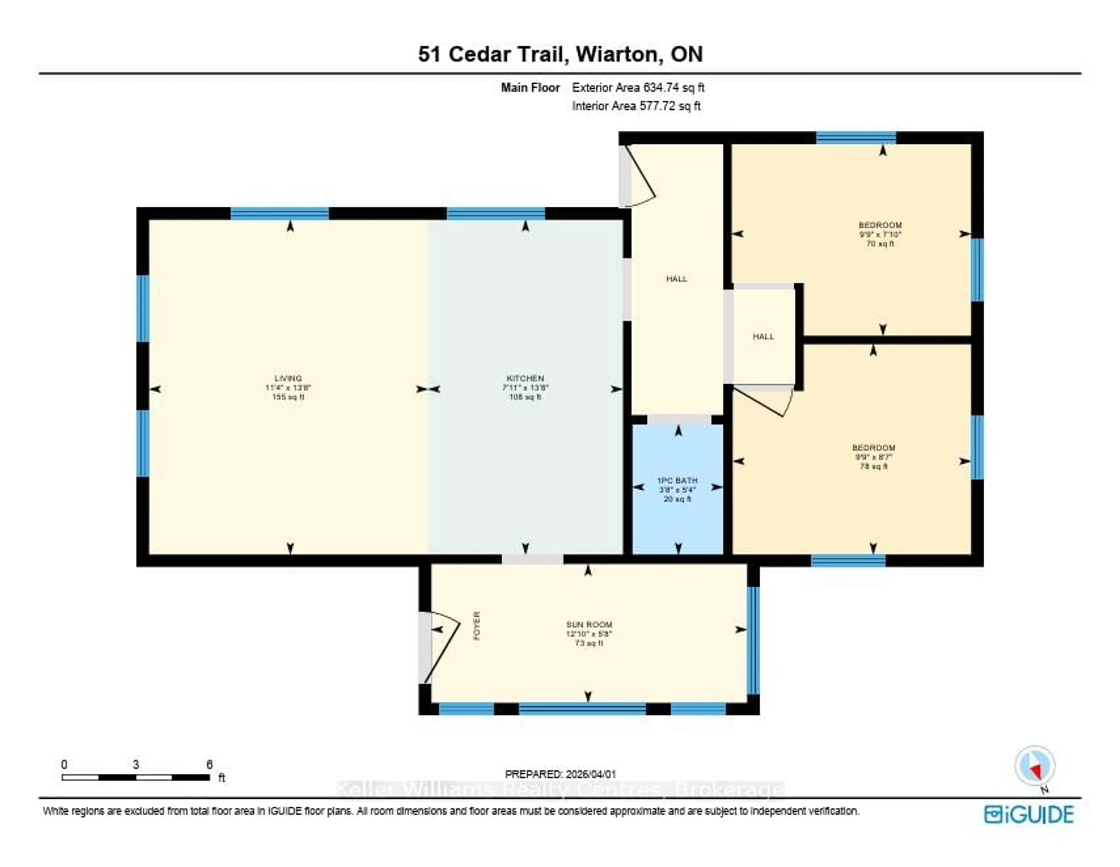 Floor plan for 51 Cedar Tr, South Bruce Peninsula Ontario N0H 2T0