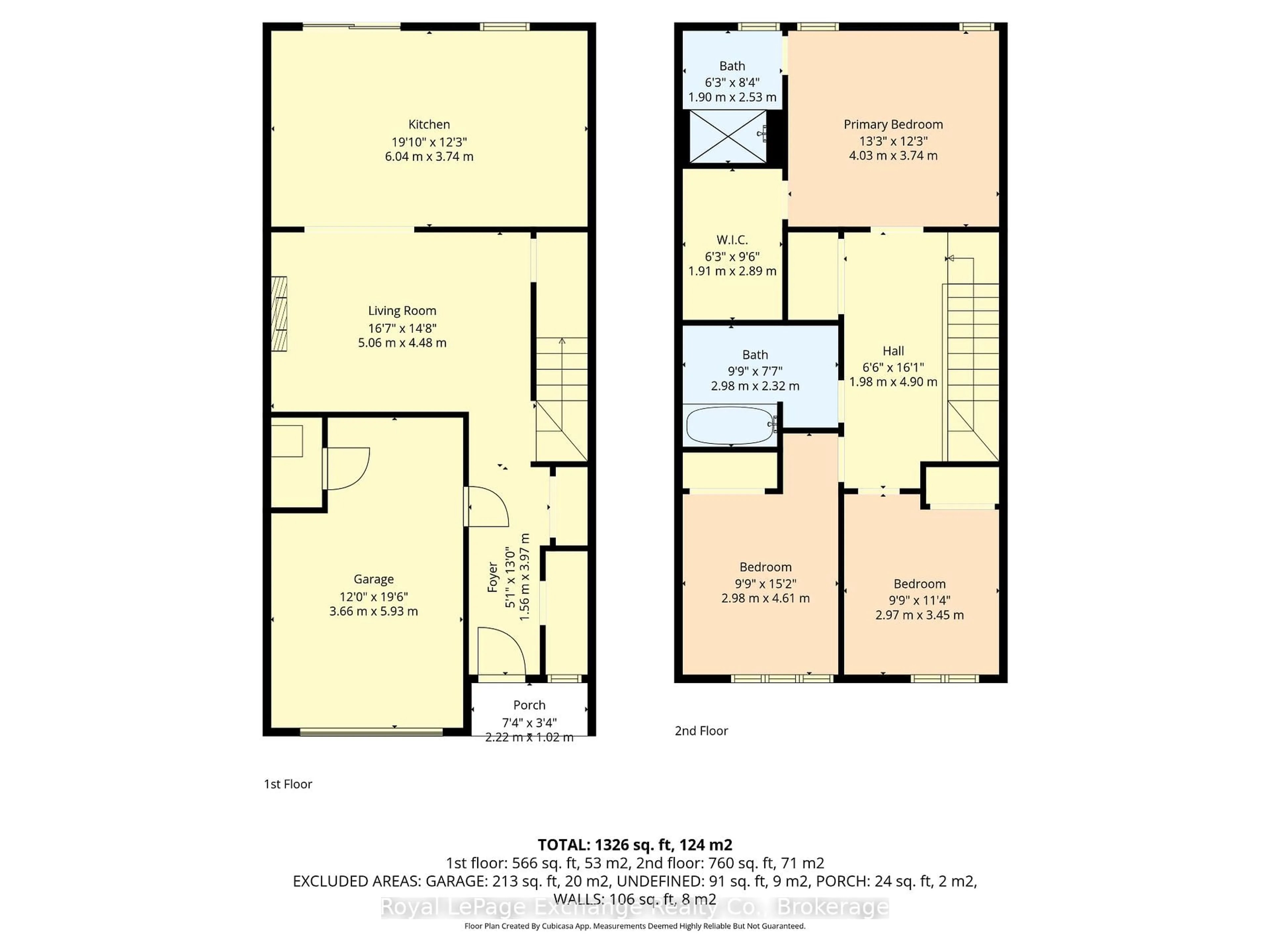 Floor plan for 227 Bruce St #Unit 3, West Grey Ontario N0G 1R0