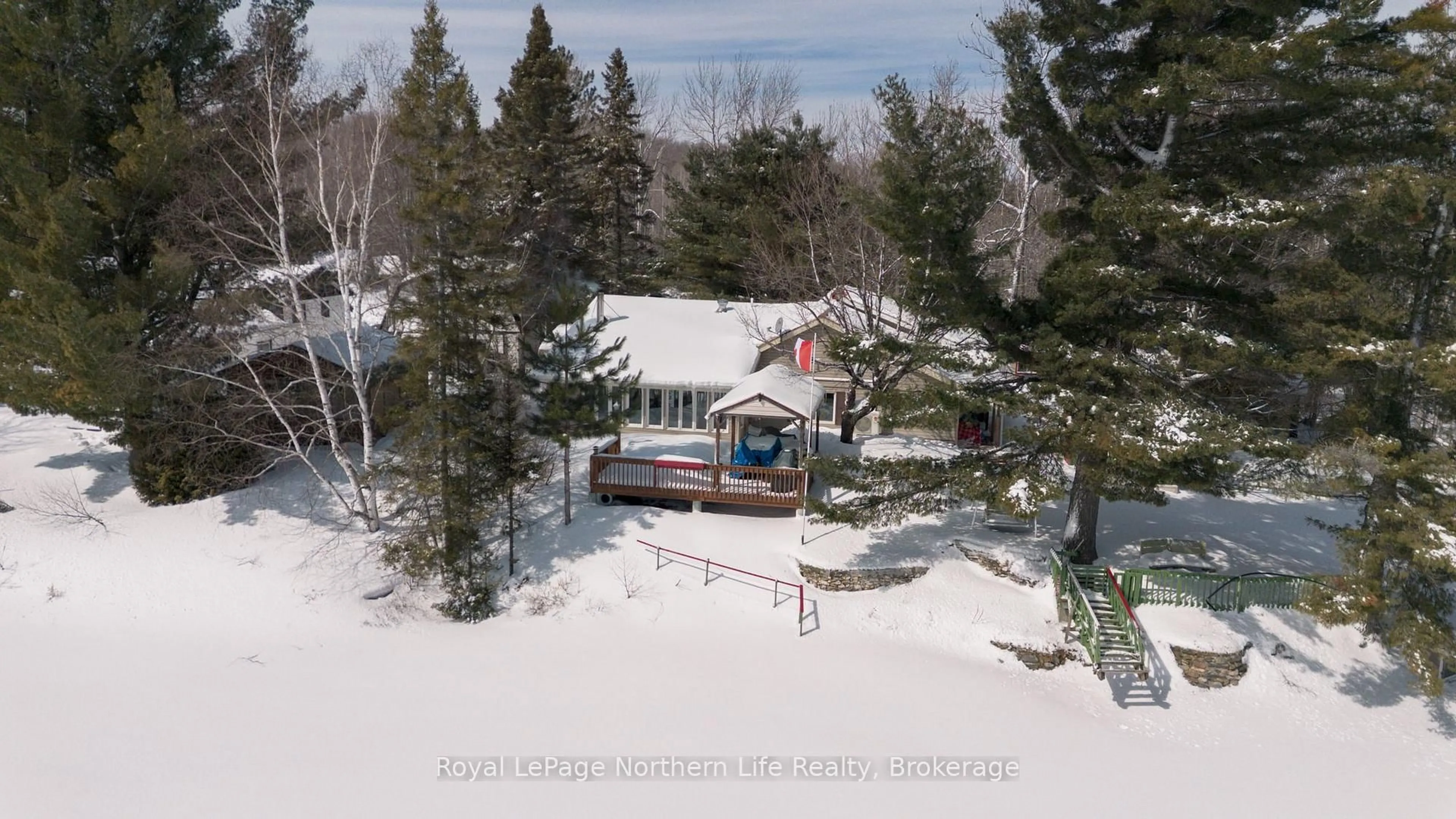 A pic from outside/outdoor area/front of a property/back of a property/a pic from drone, unknown for 50A Filion Rd, West Nipissing Ontario P0H 1M0