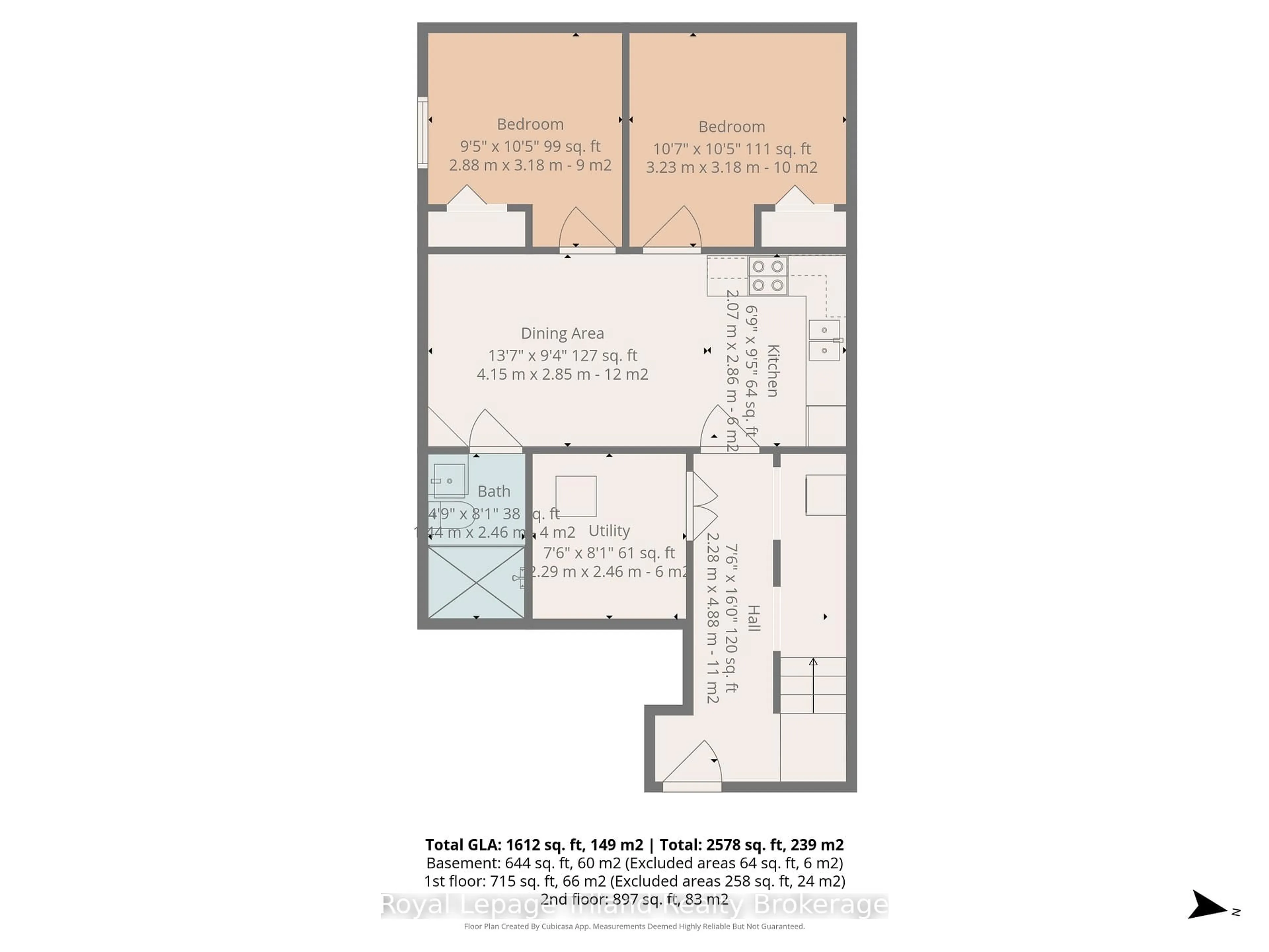 Floor plan for 129 Passchendaele St, Woodstock Ontario N4T 0J3