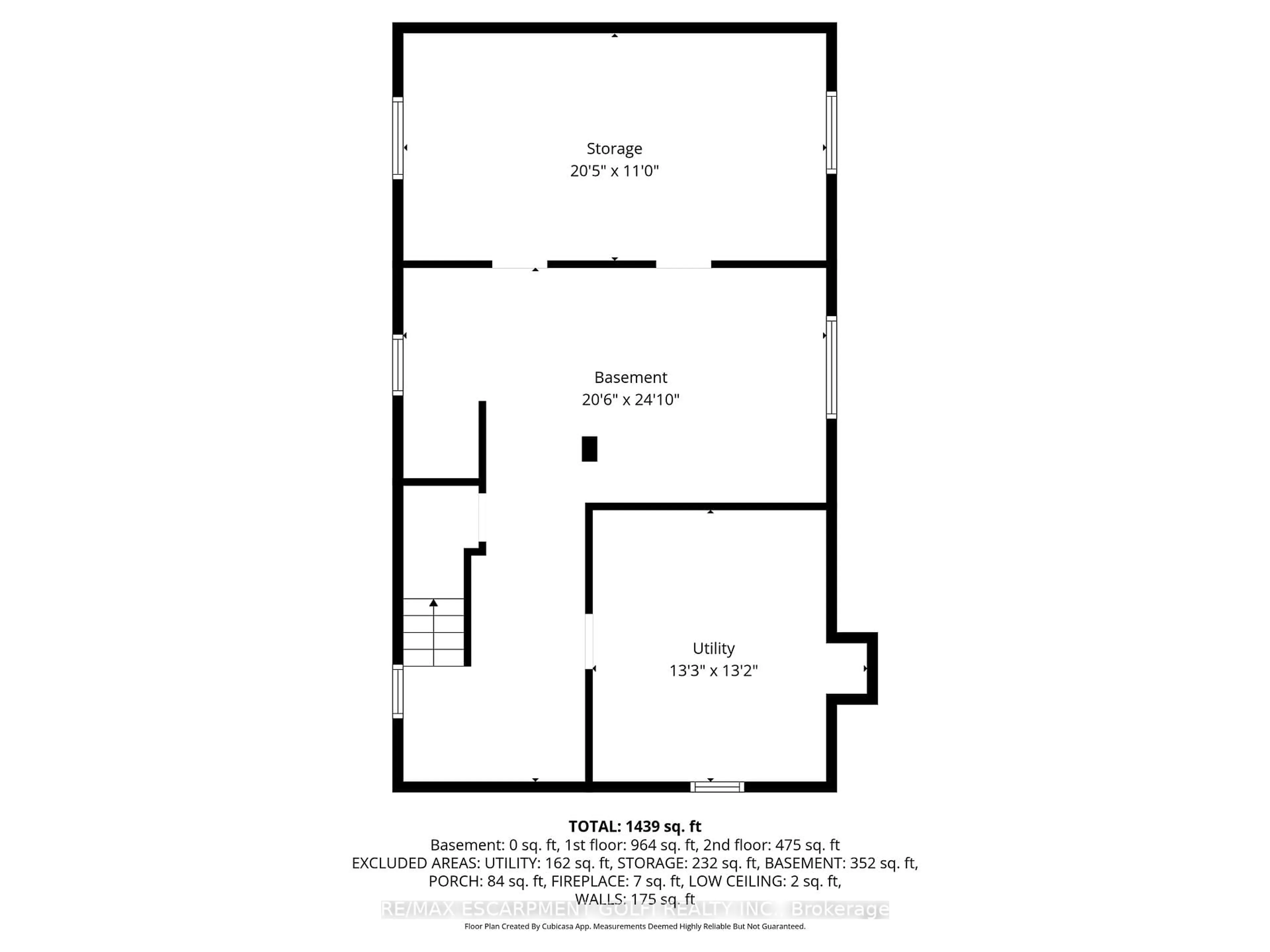 Floor plan for 436 McAlpine Ave, Welland Ontario L3B 1T3