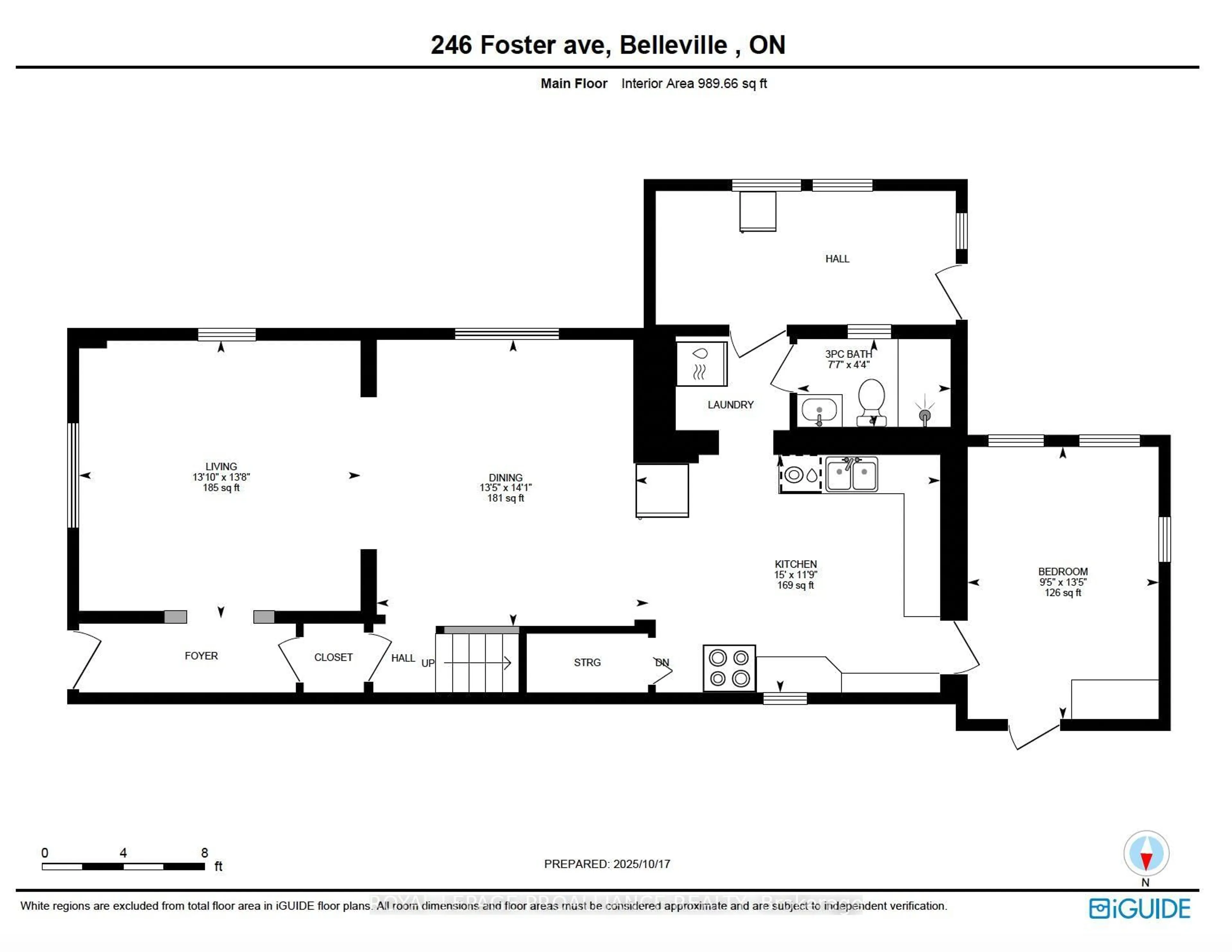 Floor plan for 246 Foster Ave, Belleville Ontario K8N 3R3