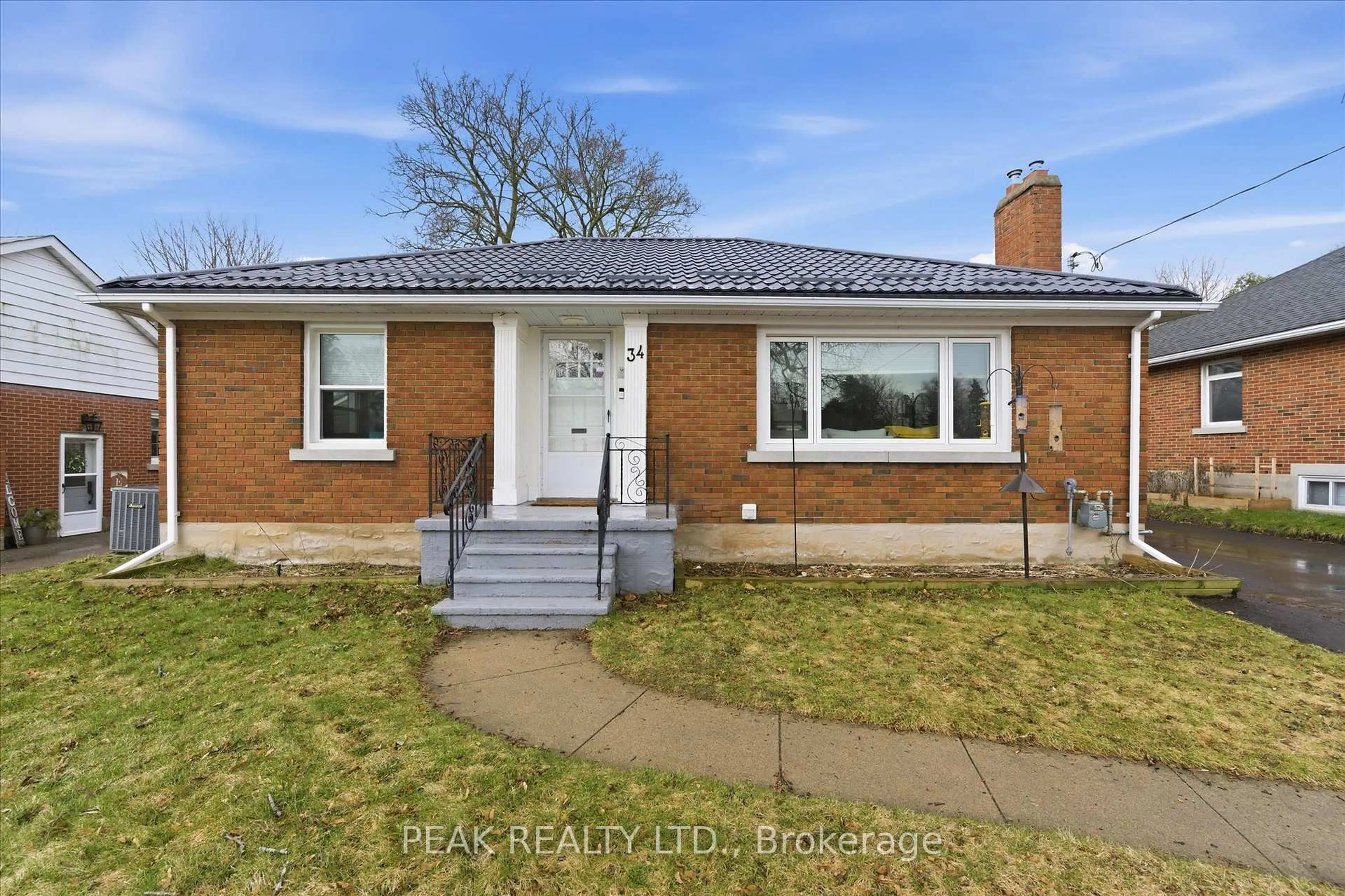 Home with brick exterior material, street for 34 Scrimger Ave, Cambridge Ontario N1R 4V8