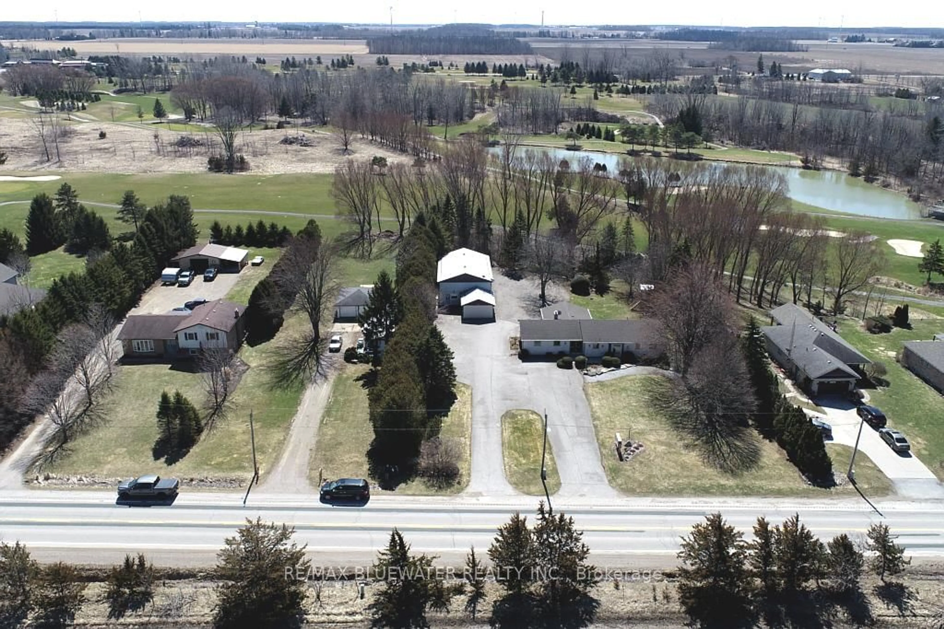 A pic from outside/outdoor area/front of a property/back of a property/a pic from drone, street for 283/279 Main St, Lambton Shores Ontario N0M 2N0