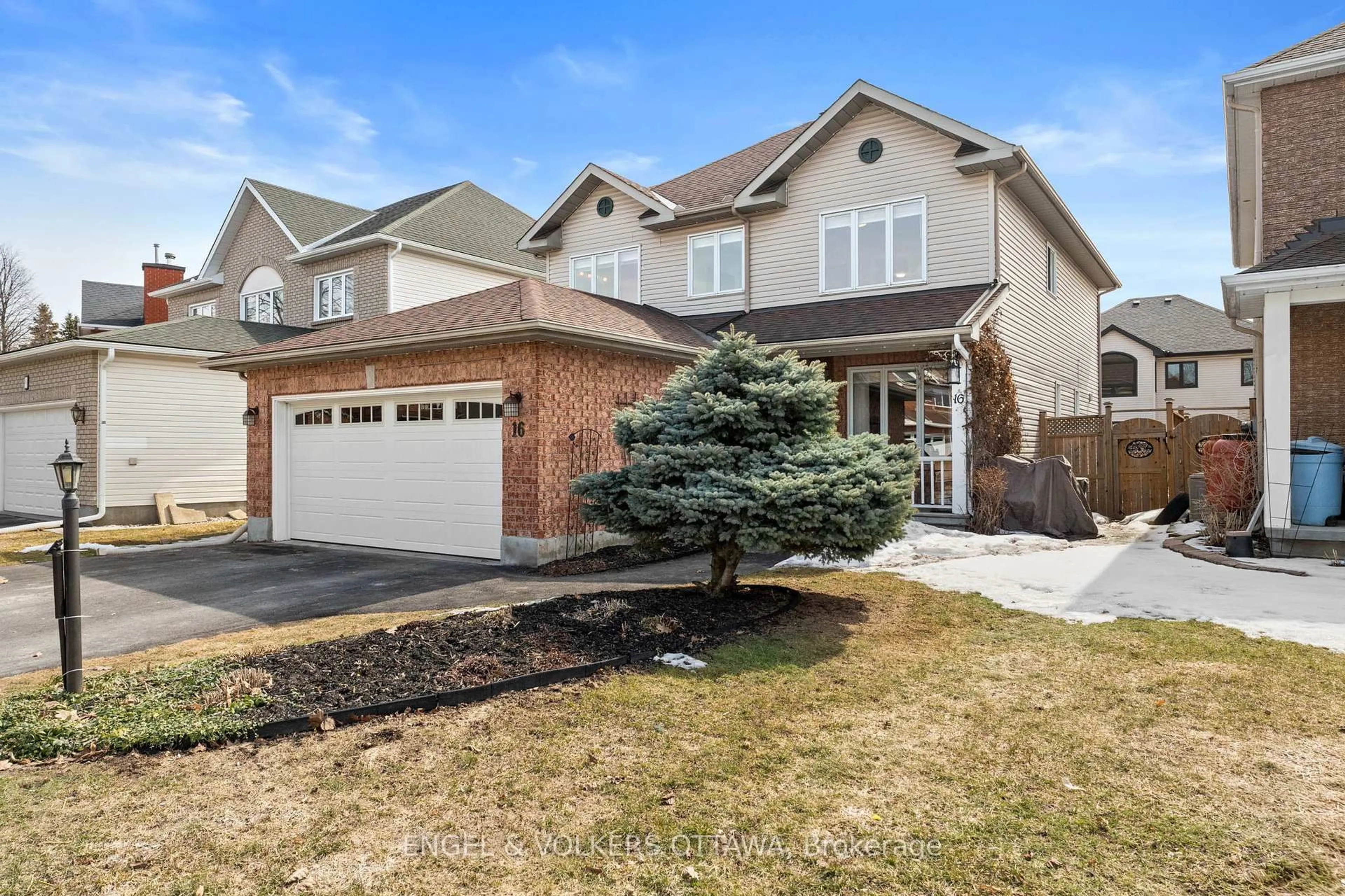 Home with brick exterior material, street for 16 Mayford Ave, Ottawa Ontario K2G 6A7