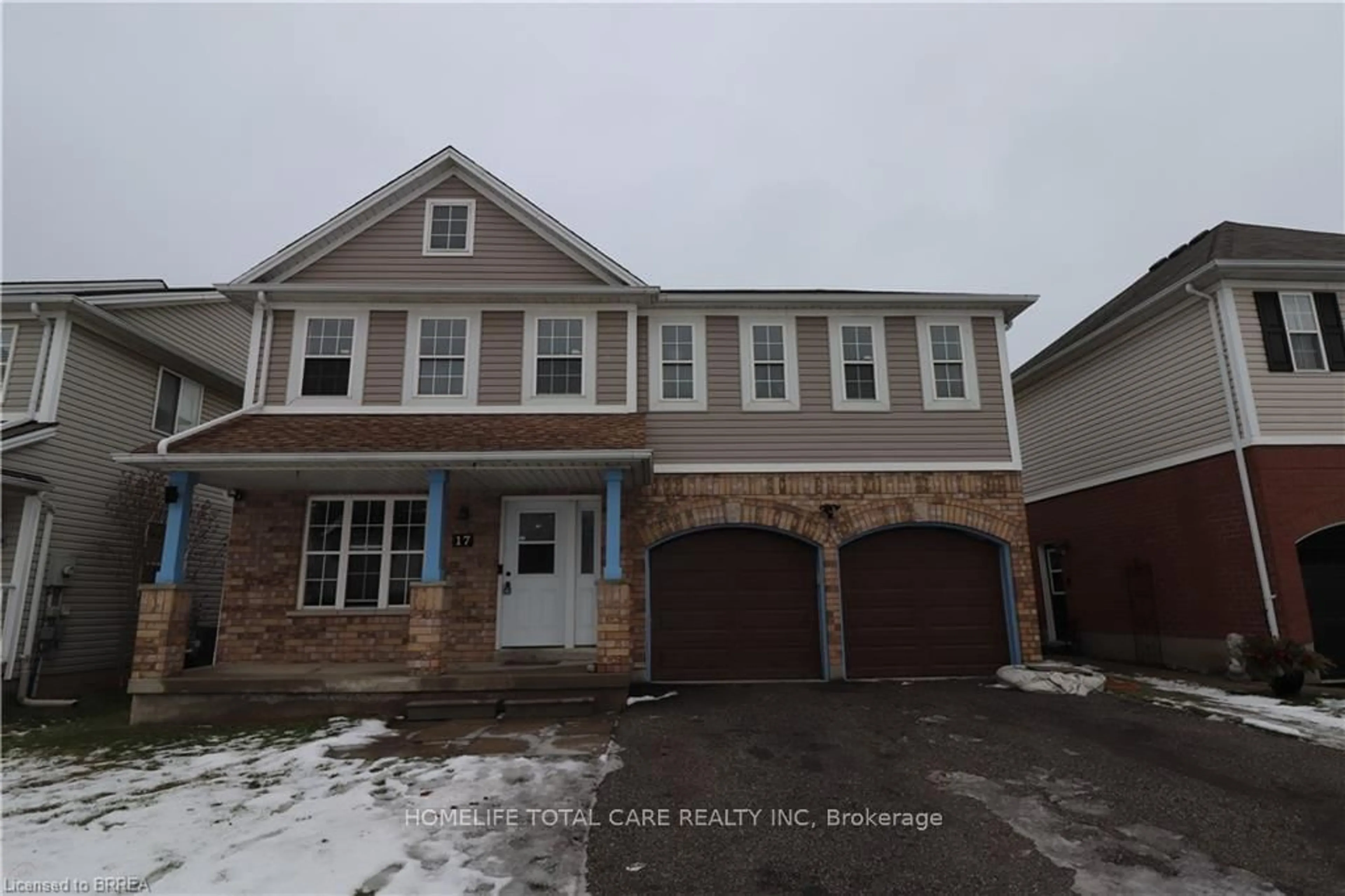 Home with brick exterior material, street for 17 Stowe Terrace, Brantford Ontario N3T 6P4