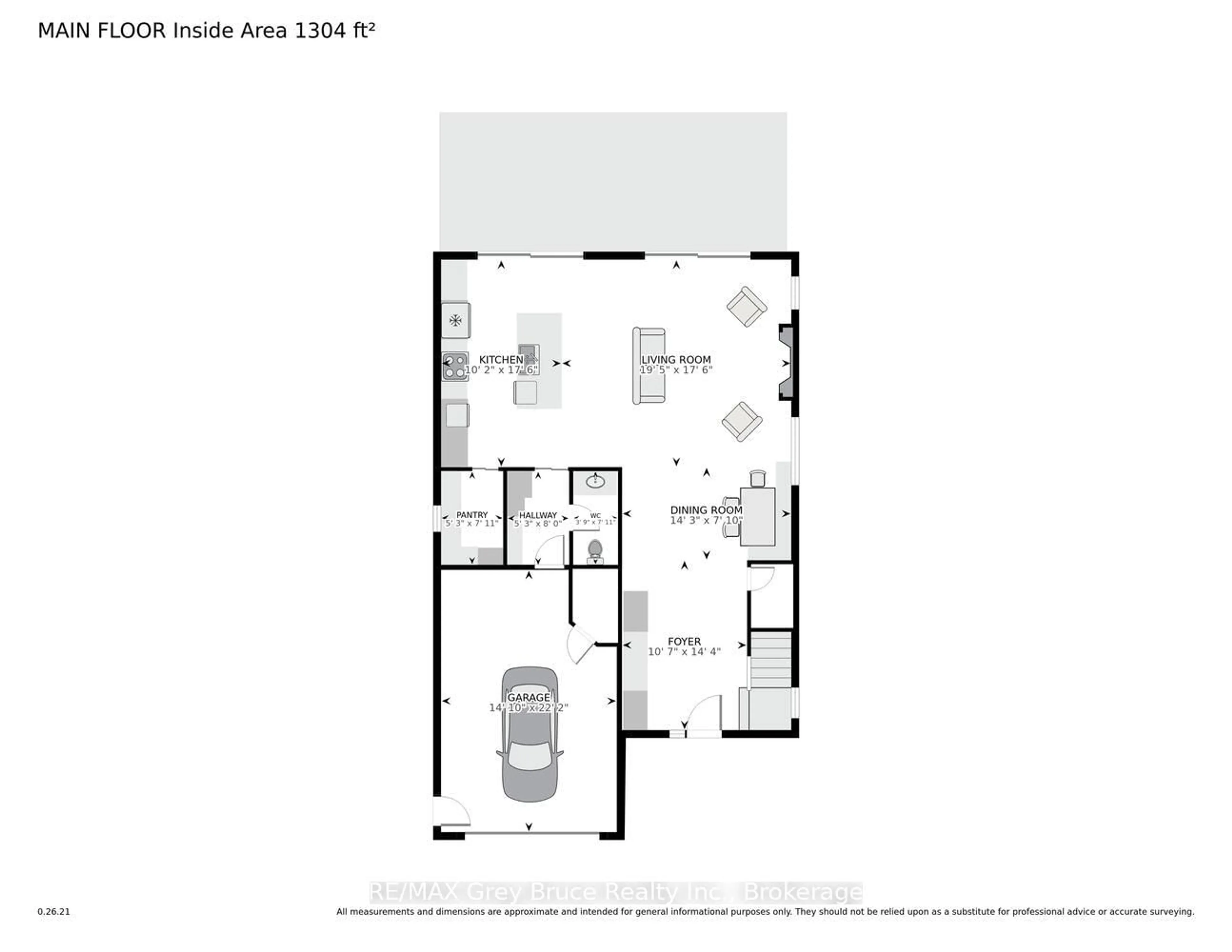 Floor plan for 166 country side Dr, Chatsworth Ontario N0H 1G0