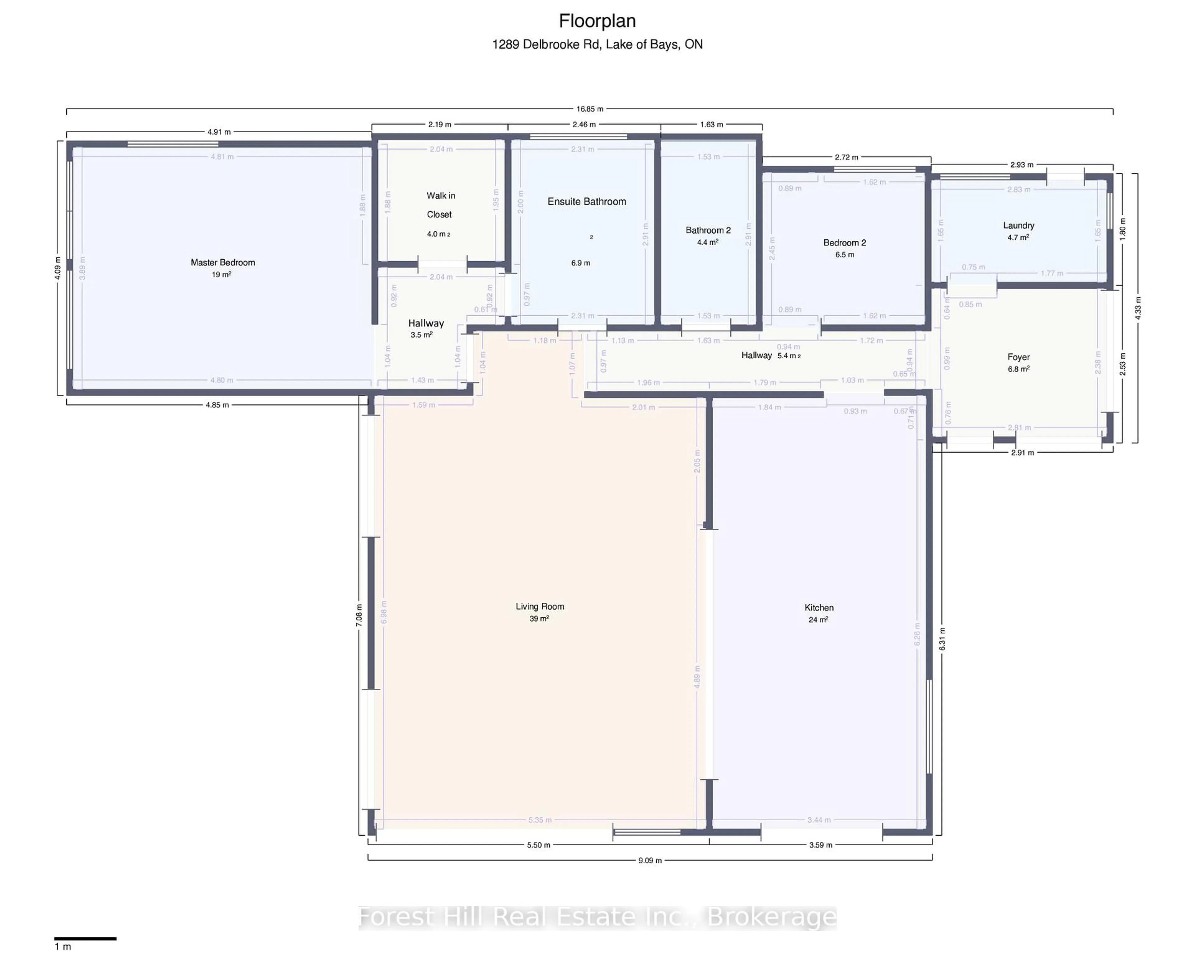 Floor plan for 1289 Delbrooke Rd, Lake of Bays Ontario P0H 1H0